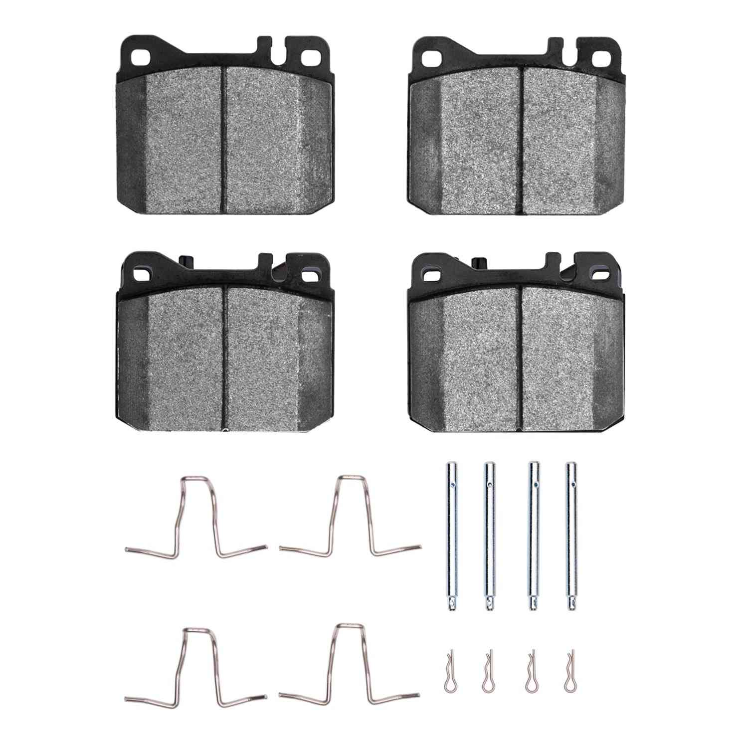 R1 Concepts 79-85 Mercedes-Benz 240D Front Euro Ceramic Pads & Hardware Kit