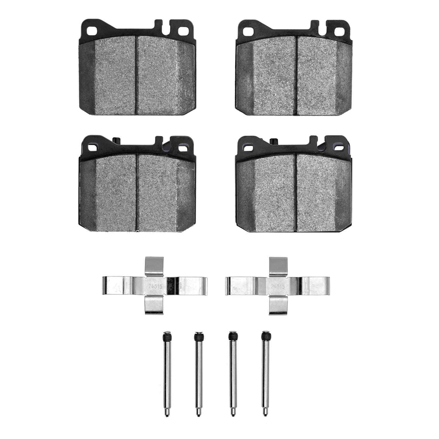 R1 Concepts 79-85 Mercedes-Benz 300TD Front Semi Met Pads & Hardware Kit