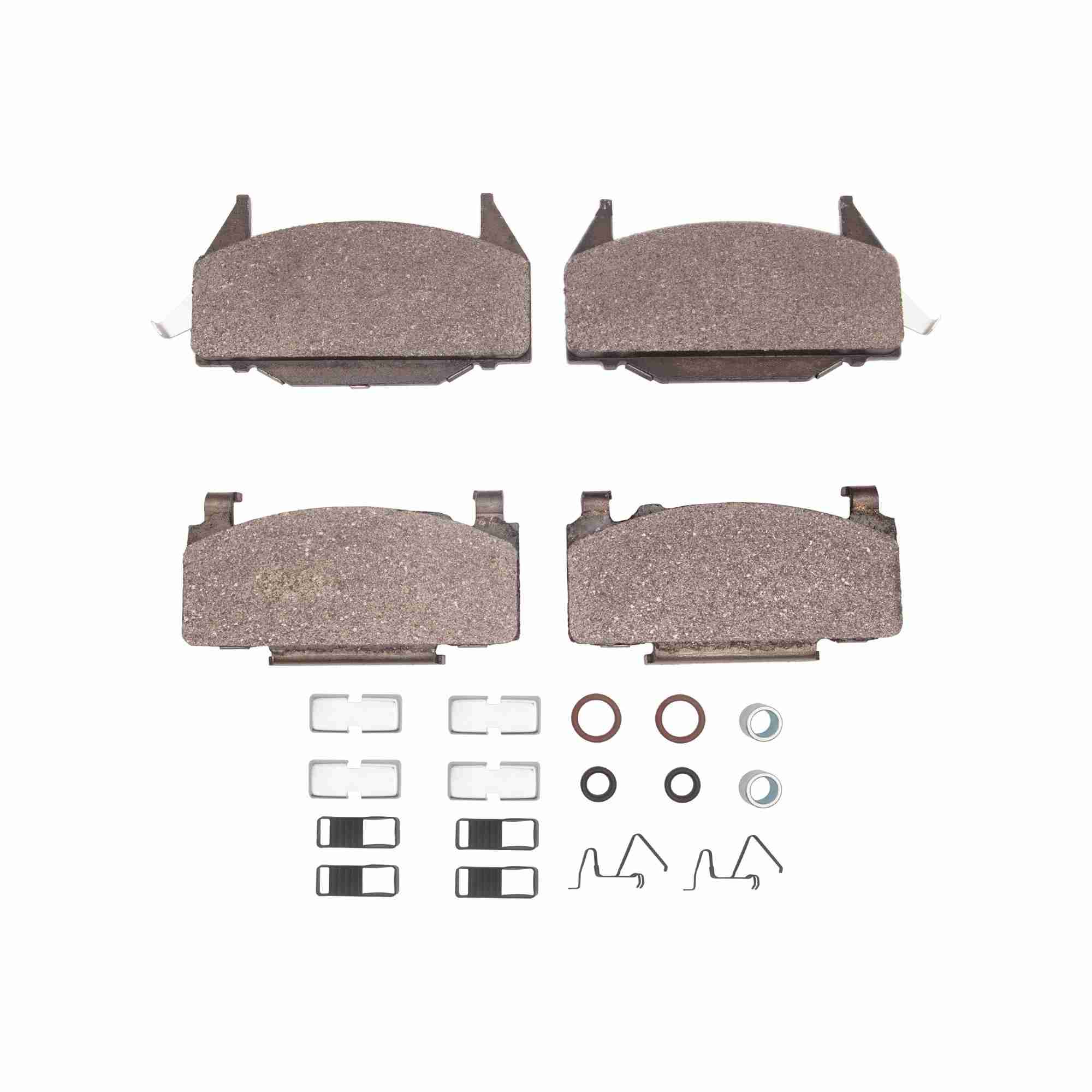 R1 Concepts 80-82 Pontiac T1000 Front Ceramic Brake Pads and Hardware Kit