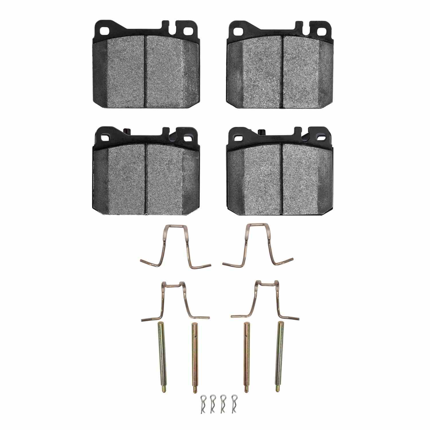 R1 Concepts 80-85 Mercedes-Benz 300CD Front Optimum OE Pads & Hardware Kit