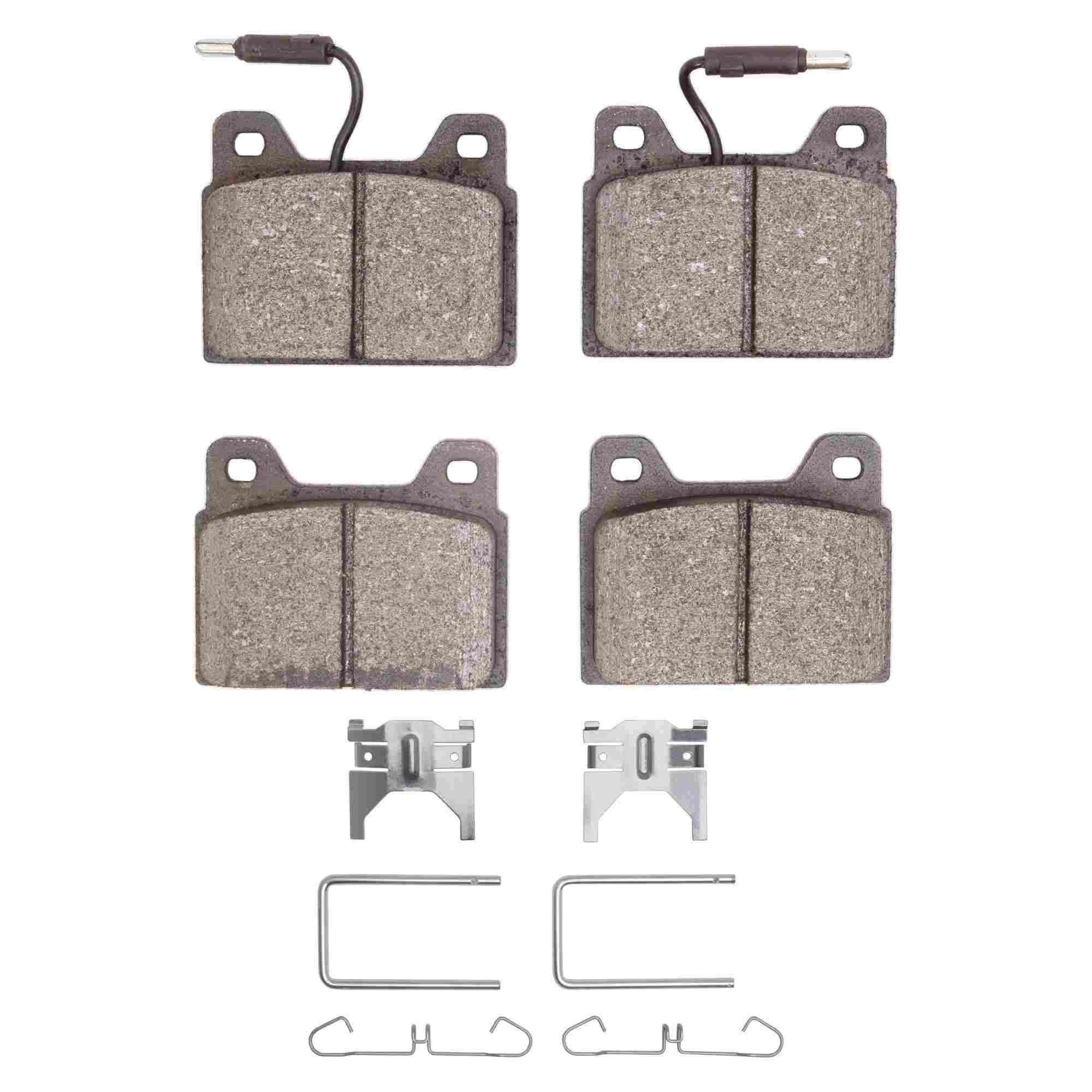 R1 Concepts 80-89 Peugeot 604 Rear Ceramic Brake Pads and Hardware Kit
