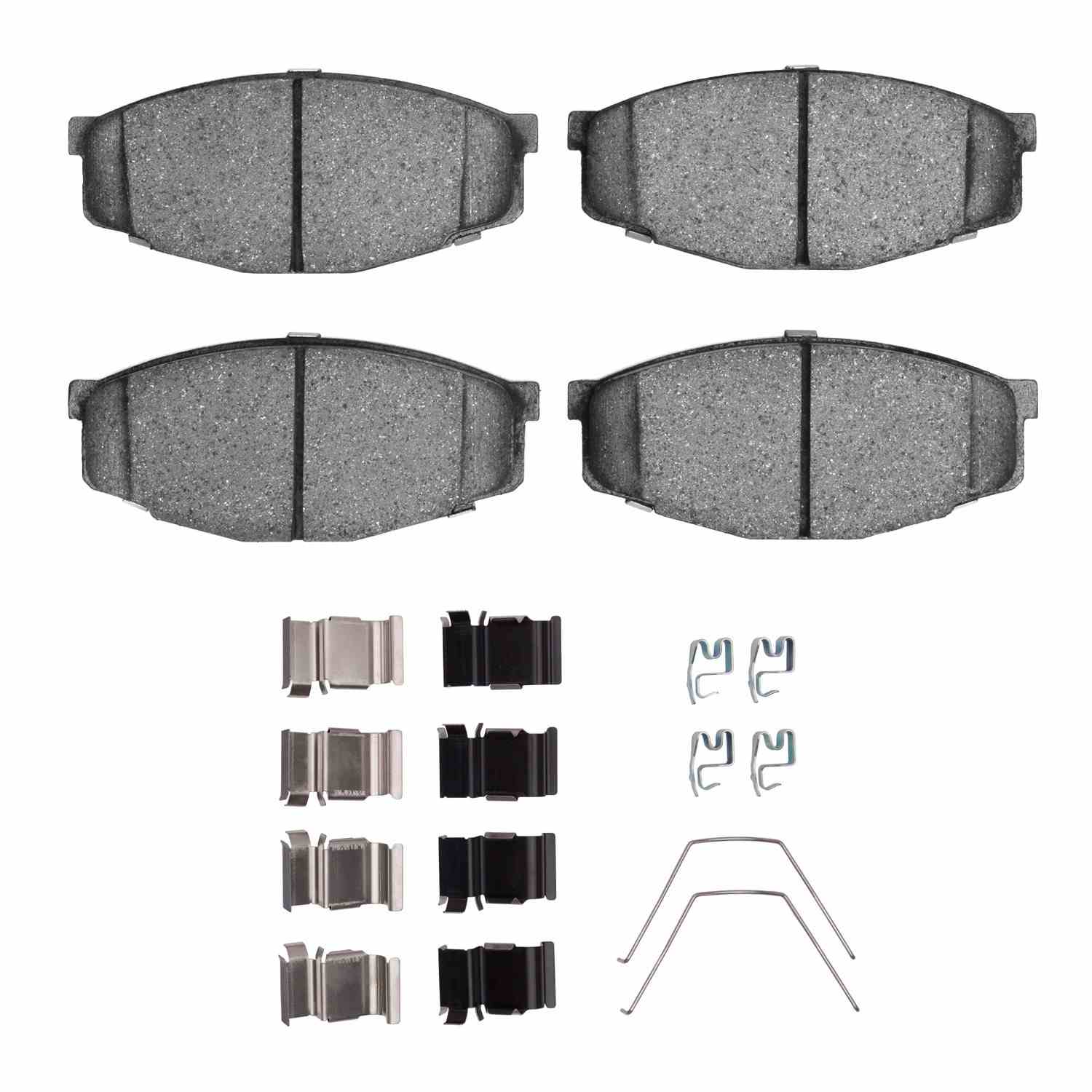 R1 Concepts 81-95 Toyota Cressida Front Semi Met Brake Pads and Hardware Kit