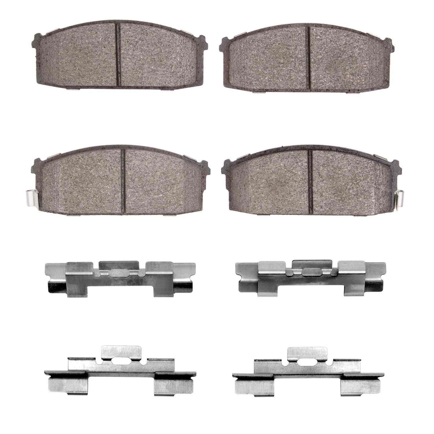 R1 Concepts 82-85 Nissan Sentra Front Ceramic Brake Pads and Hardware Kit