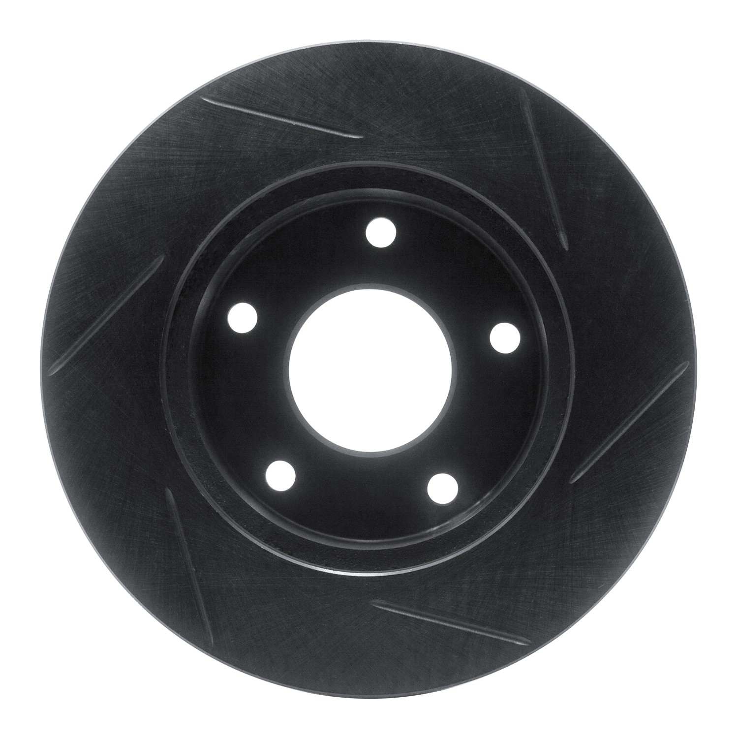 R1 Concepts 82-88 Chevrolet Camaro Rear Left Slotted Black Brake Rotor - Image 2