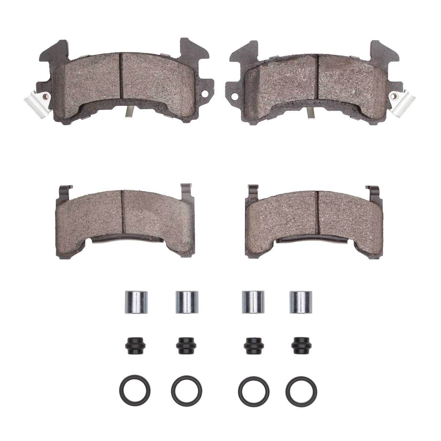 R1 Concepts 82-88 Chevrolet Camaro Rear Semi Met Pads & Hardware Kit
