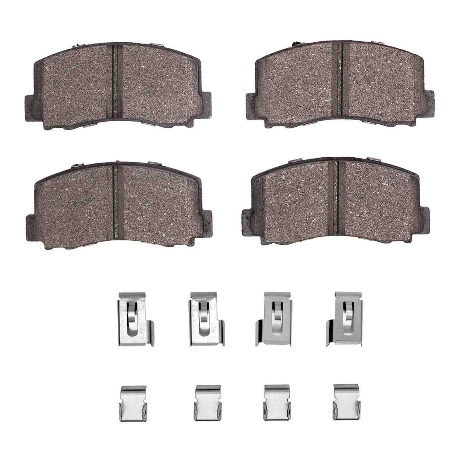 R1 Concepts 83-83 Mitsubishi Tredia Front Ceramic Brake Pads and Hardware Kit