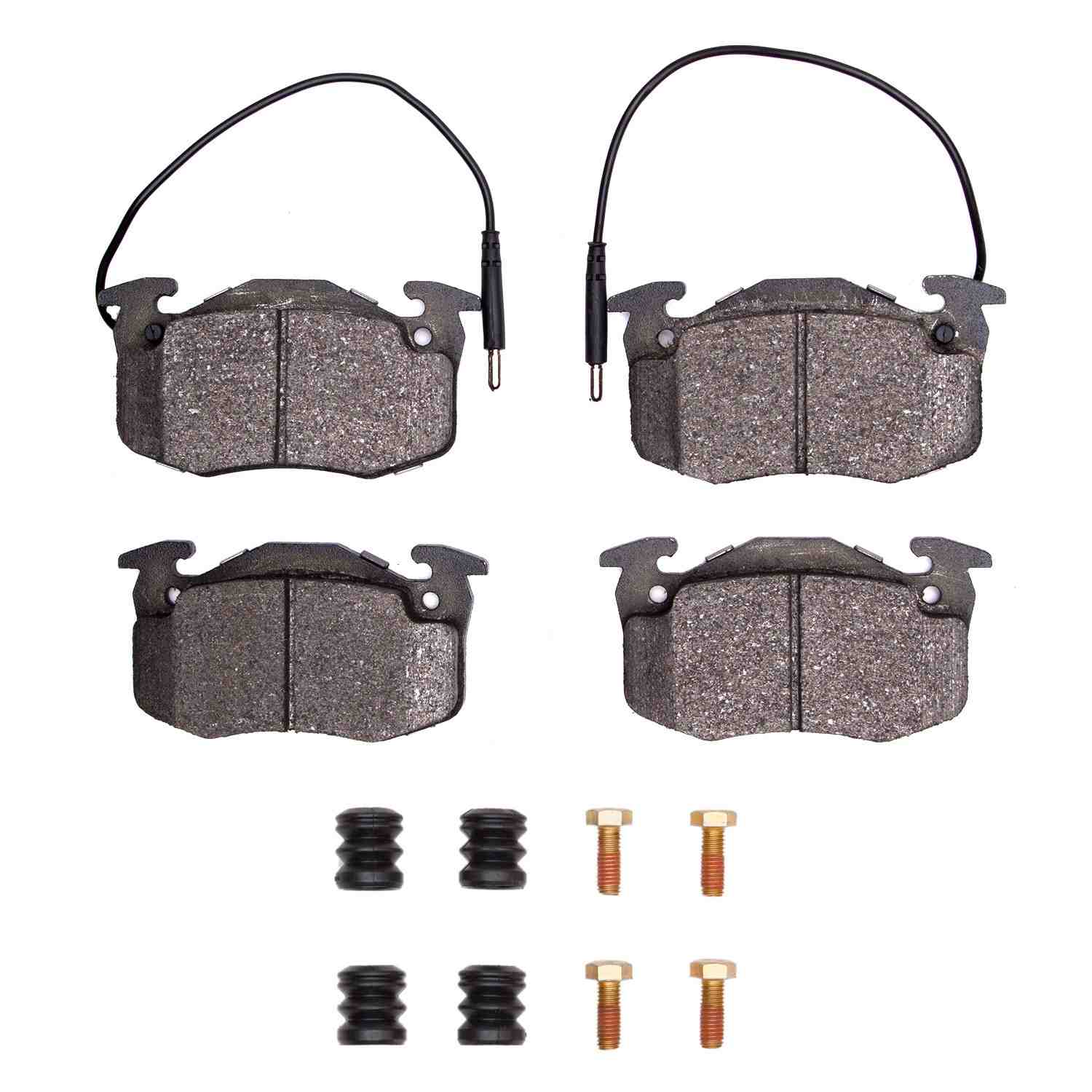 R1 Concepts 83-83 Renault Fuego Front Ceramic Brake Pads and Hardware Kit