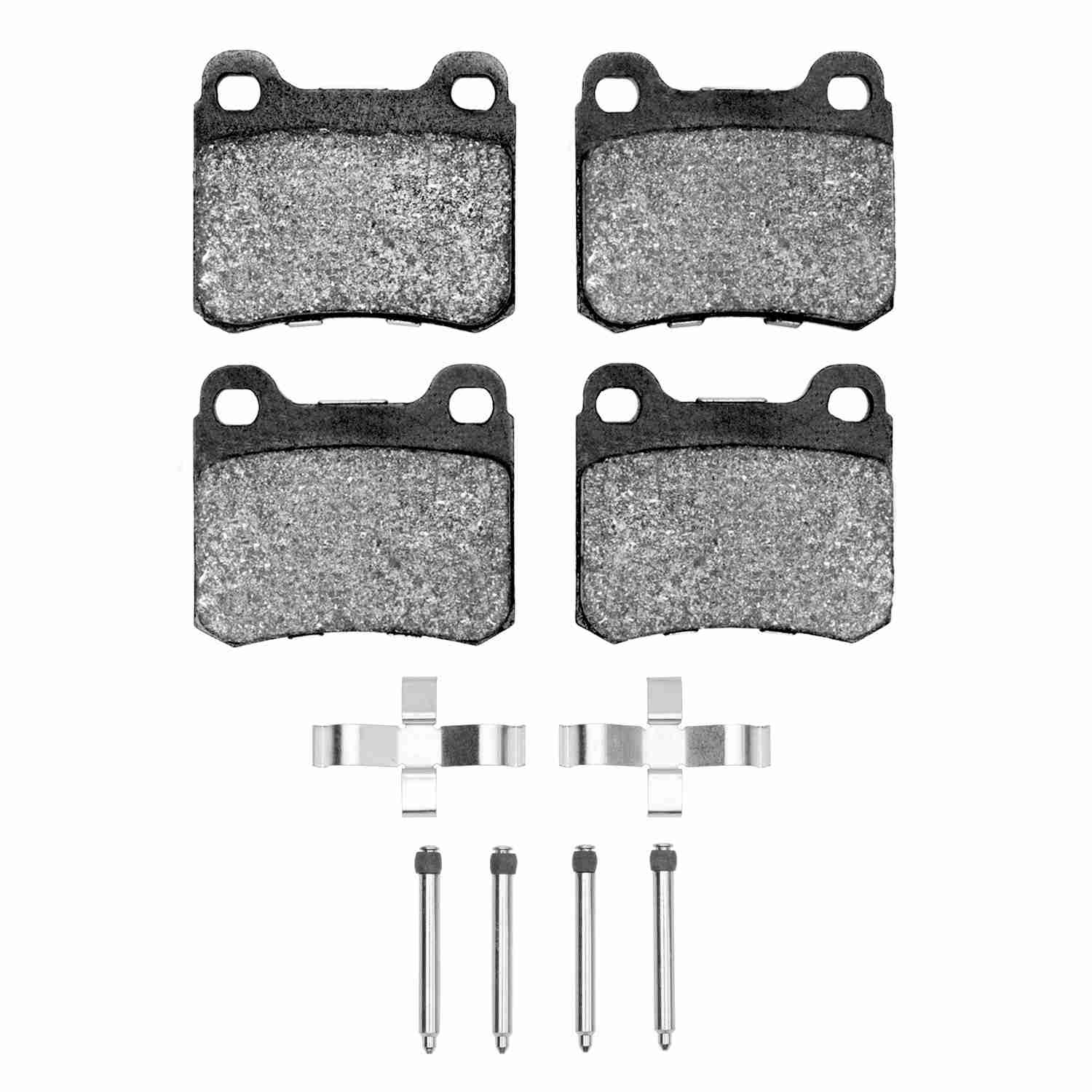 R1 Concepts 83-95 Mercedes-Benz 190D Rear Euro Ceramic Pads & Hardware Kit