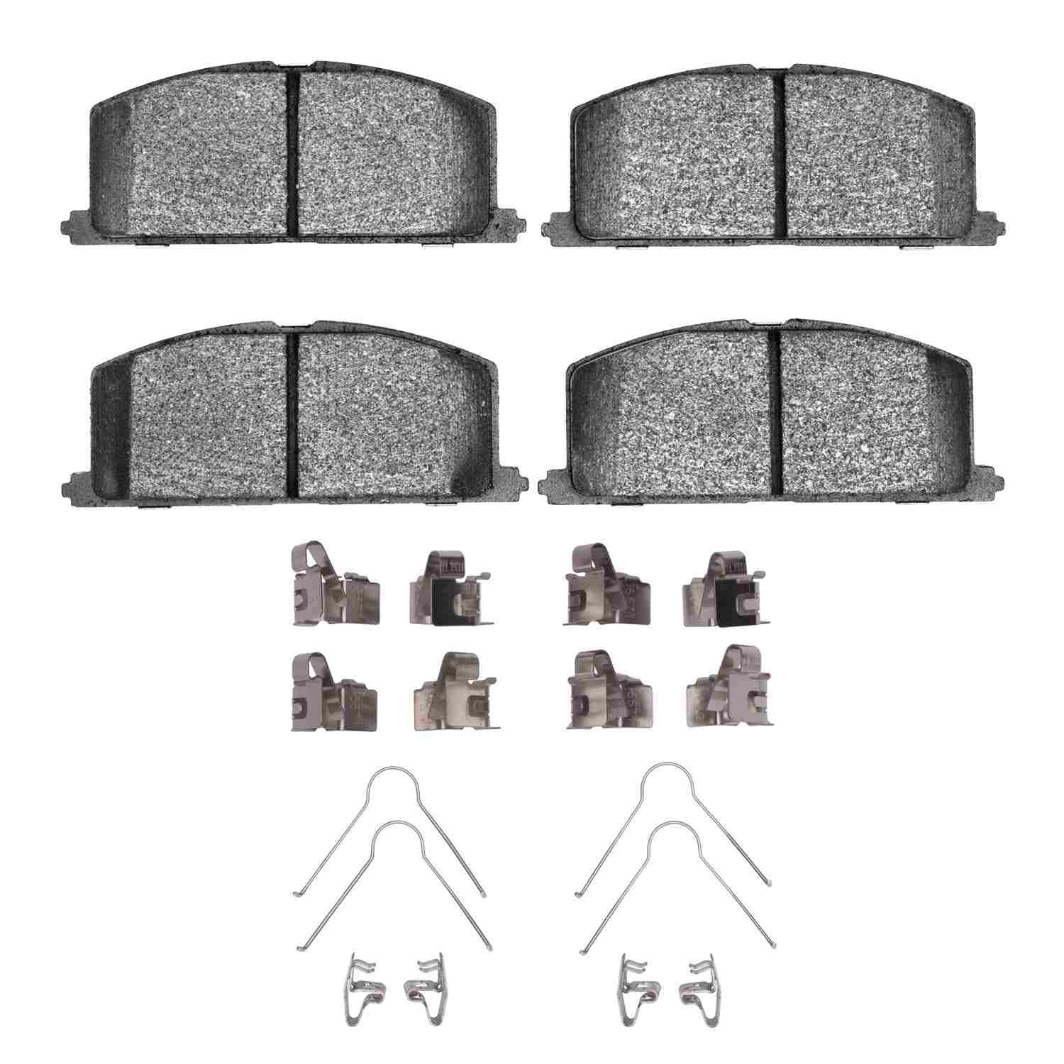 R1 Concepts 83-99 Chevrolet Nova Front Semi Met Pads & Hardware Kit