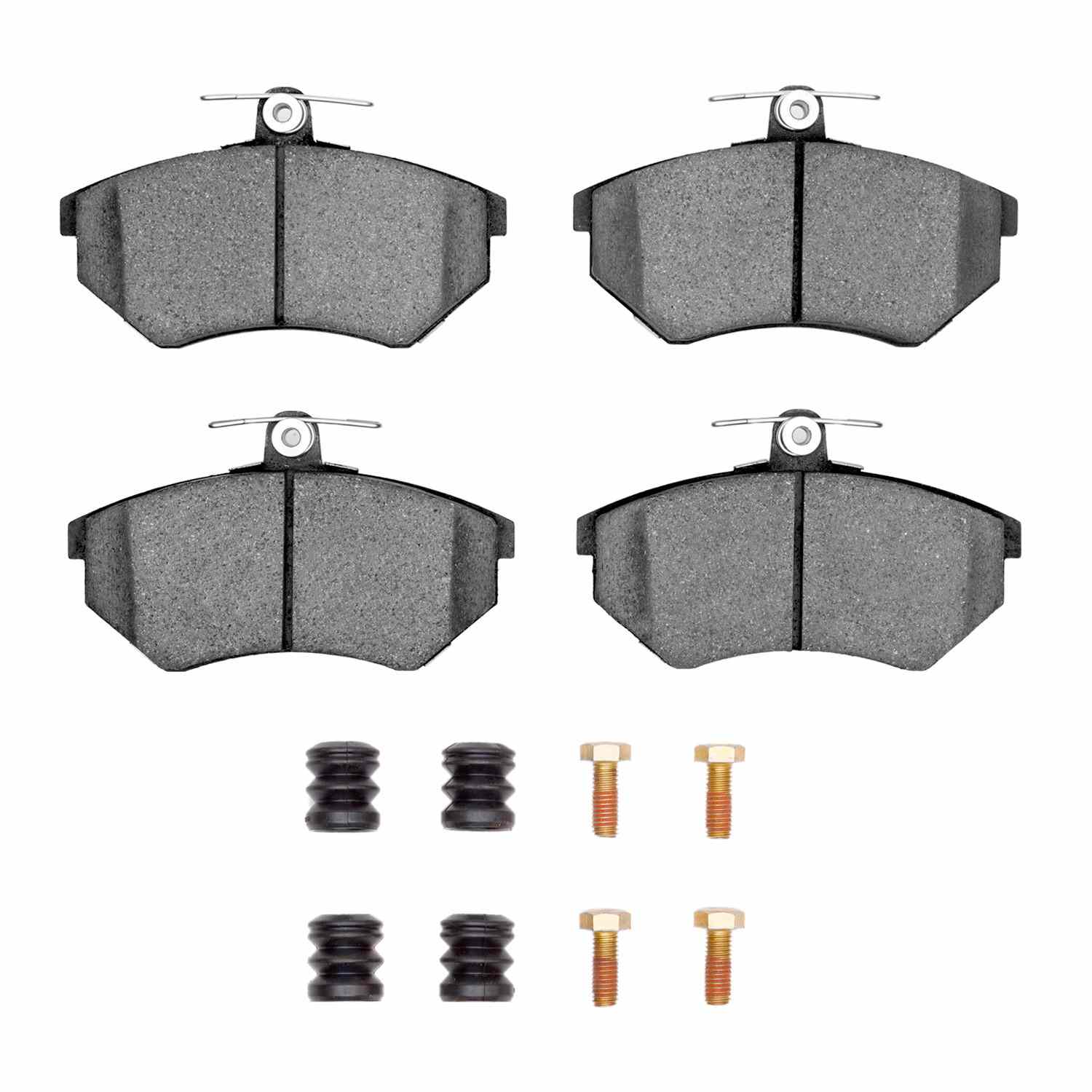 R1 Concepts 84-02 Audi 4000 Quattro Front Semi Met Pads & Hardware Kit