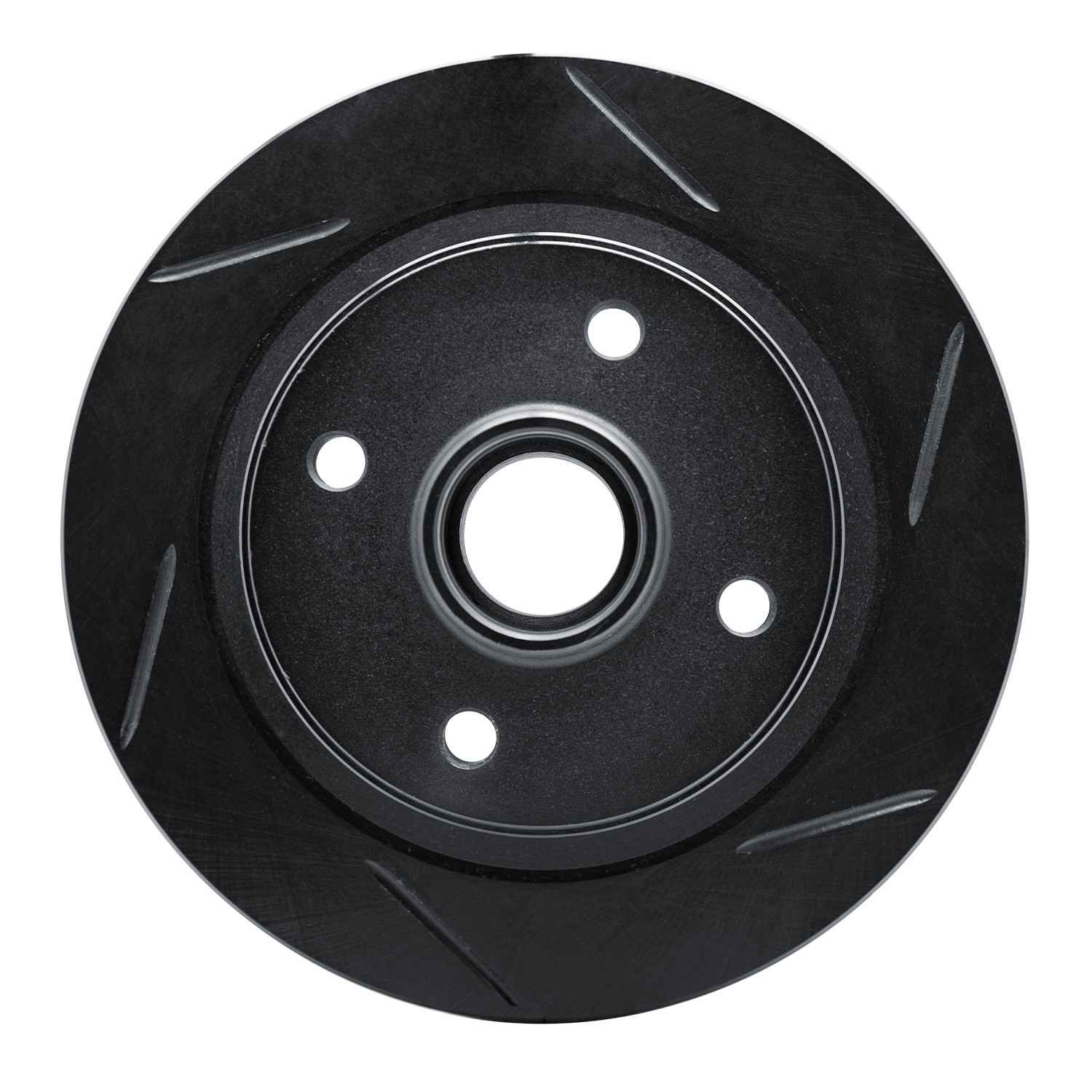 R1 Concepts 84-87 Honda Prelude Rear Right Slotted Black Brake Rotor