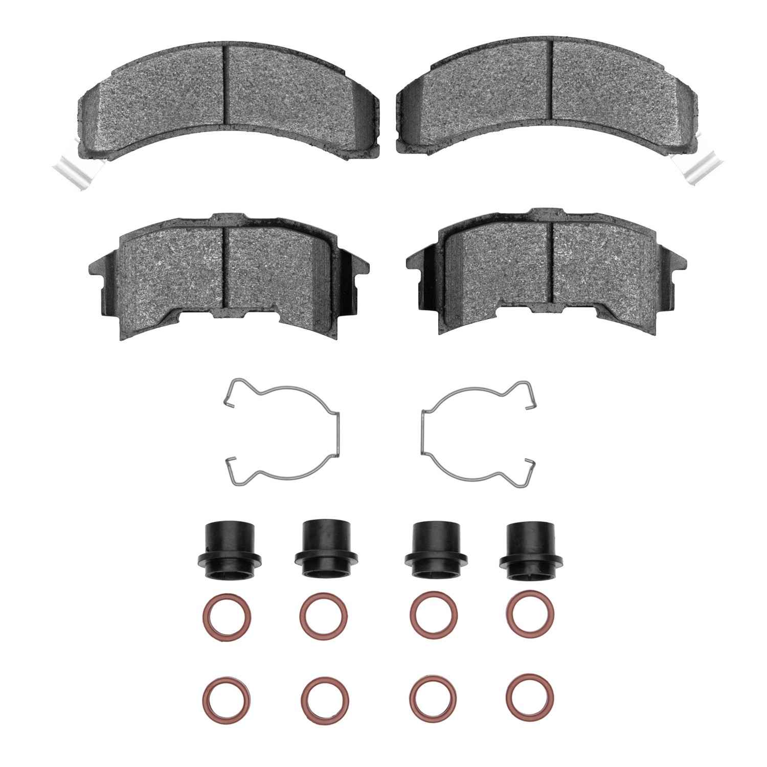 R1 Concepts 84-88 Pontiac 6000 Rear Optimum OE Pads & Hardware Kit