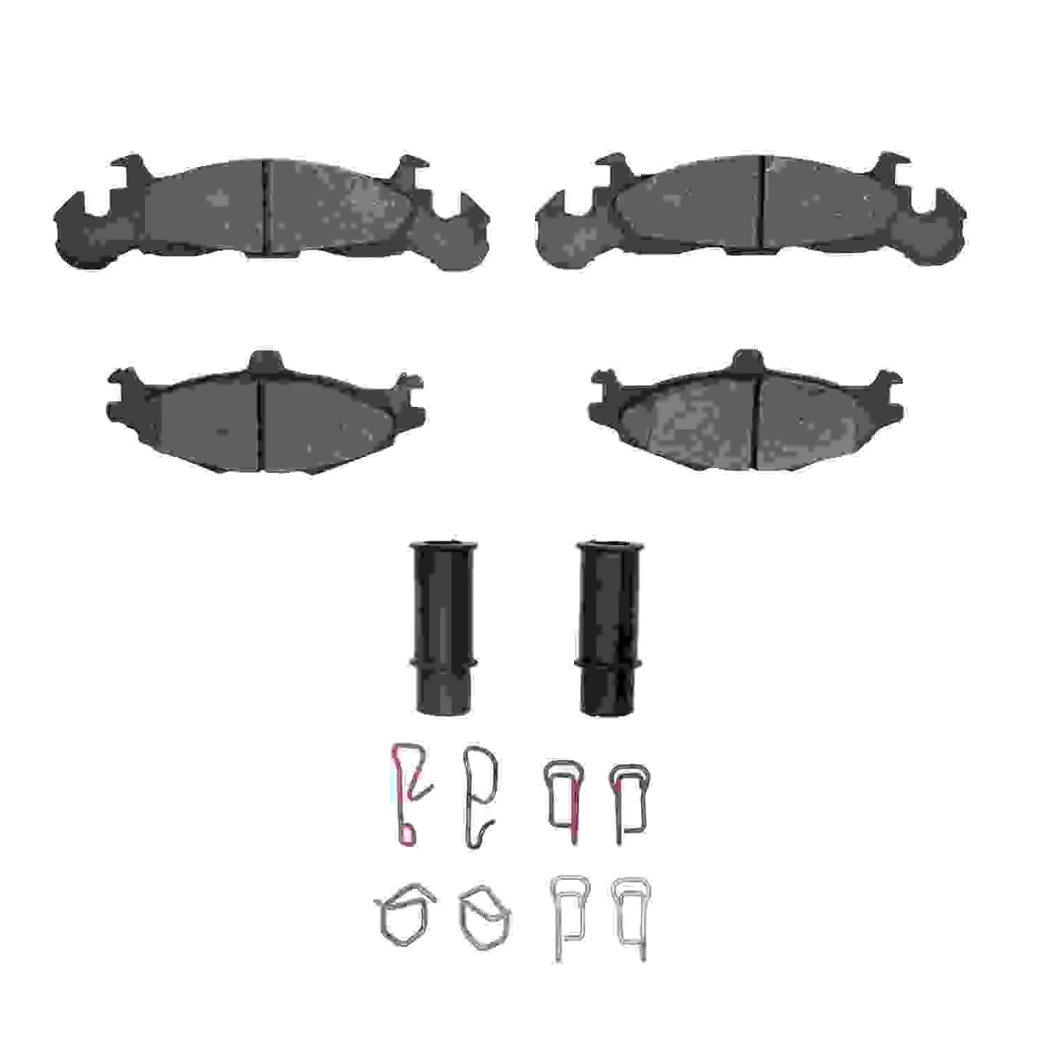 R1 Concepts 84-90 Chrysler LeBaron GTC & GTS Front Optimum OE Pads & Hardware Kit