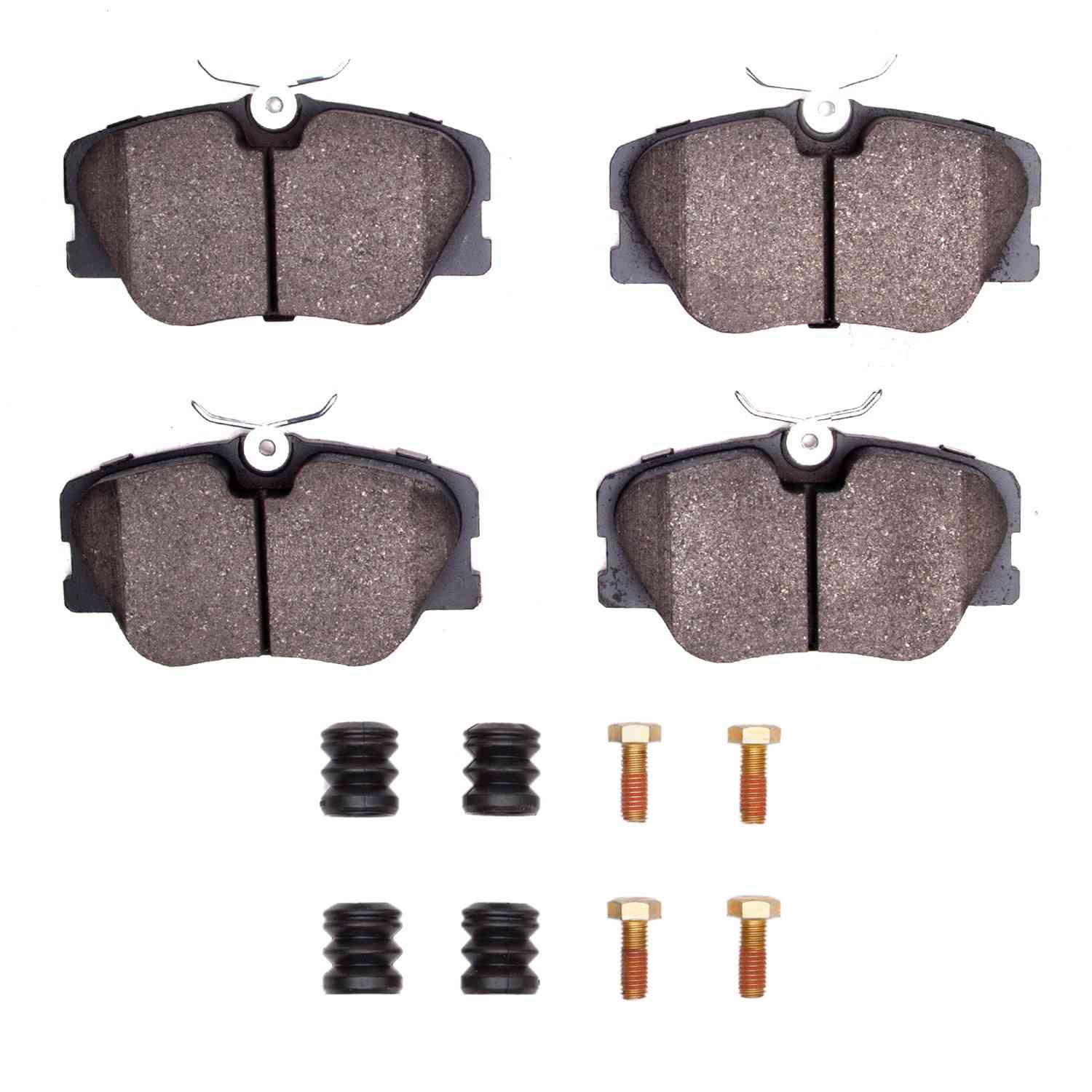 R1 Concepts 84-95 Mercedes-Benz 190E Front Semi Met Pads & Hardware Kit