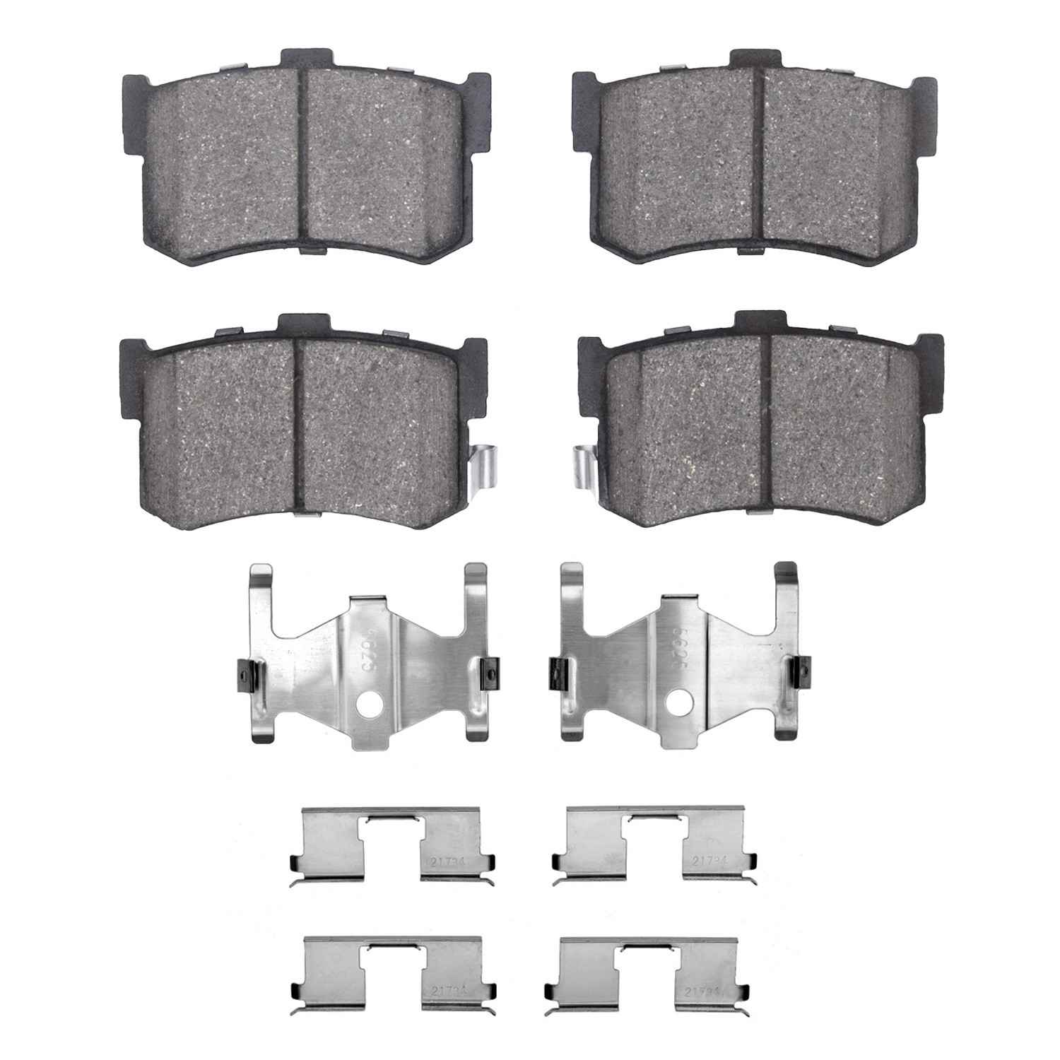 R1 Concepts 86-88 Acura Legend Rear Optimum OE Pads & Hardware Kit