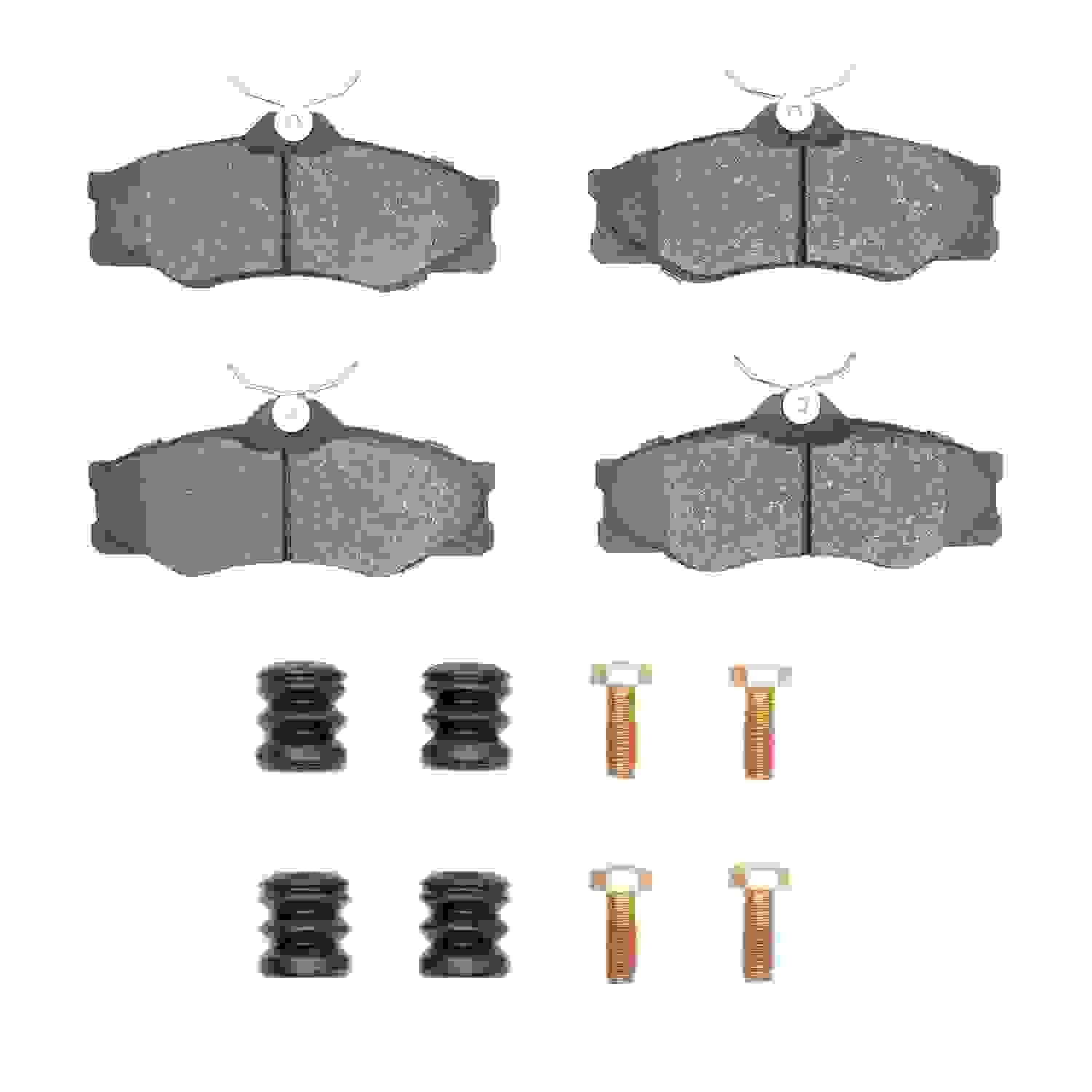 R1 Concepts 86-91 Volkswagen Vanagon Front Ceramic Brake Pads and Hardware Kit