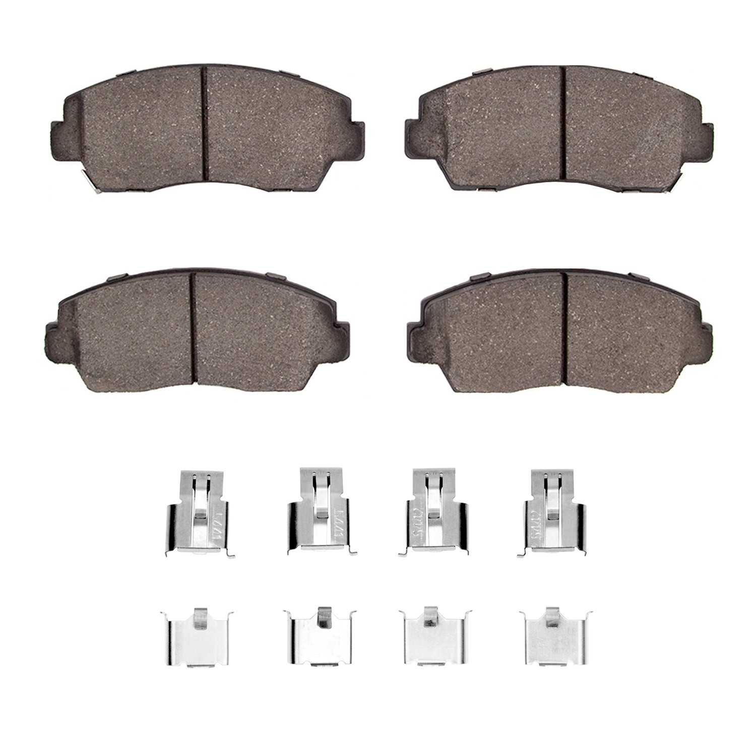 R1 Concepts 86-93 Mazda B2200 Front Optimum OE Brake Pads & Hardware Kit