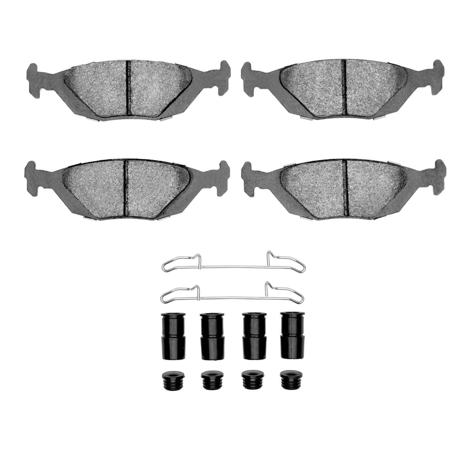 R1 Concepts 86-98 Saab 9000 Rear Optimum OE Pads & Hardware Kit