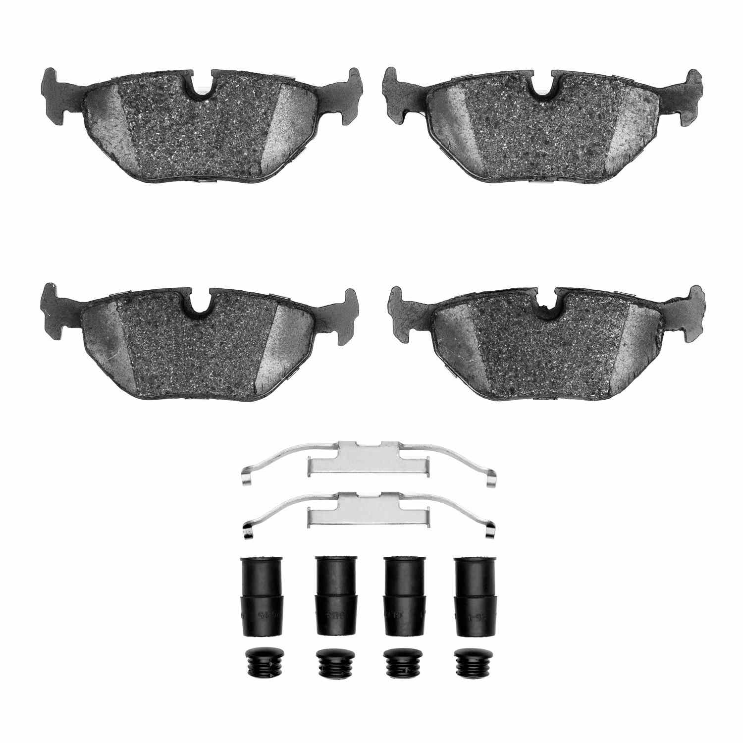 R1 Concepts 87-02 BMW 535I Rear Euro Ceramic Pads & Hardware Kit