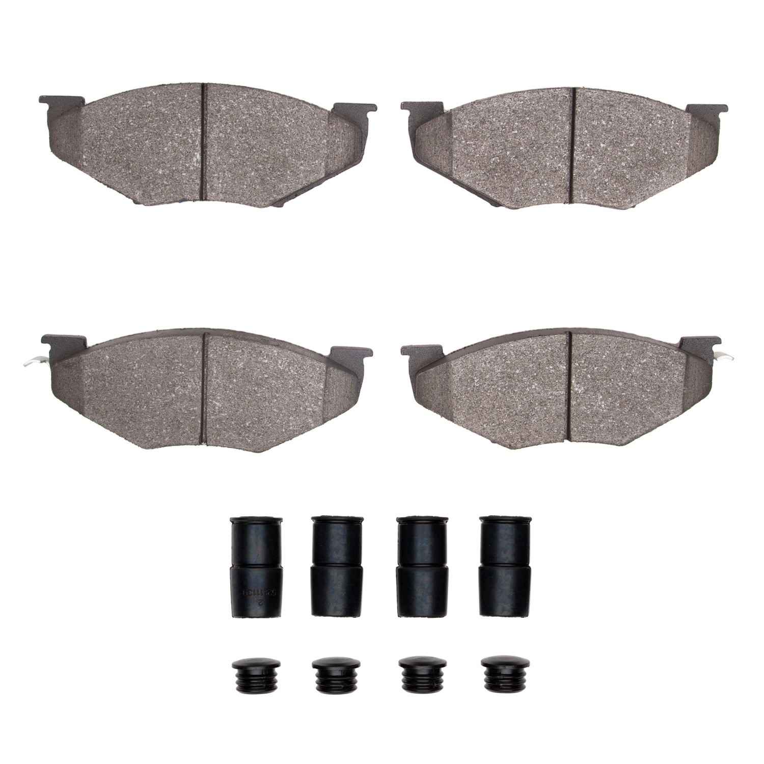 R1 Concepts 87-88 Plymouth Grand Voyager Front Ceramic Brake Pads and Hardware Kit