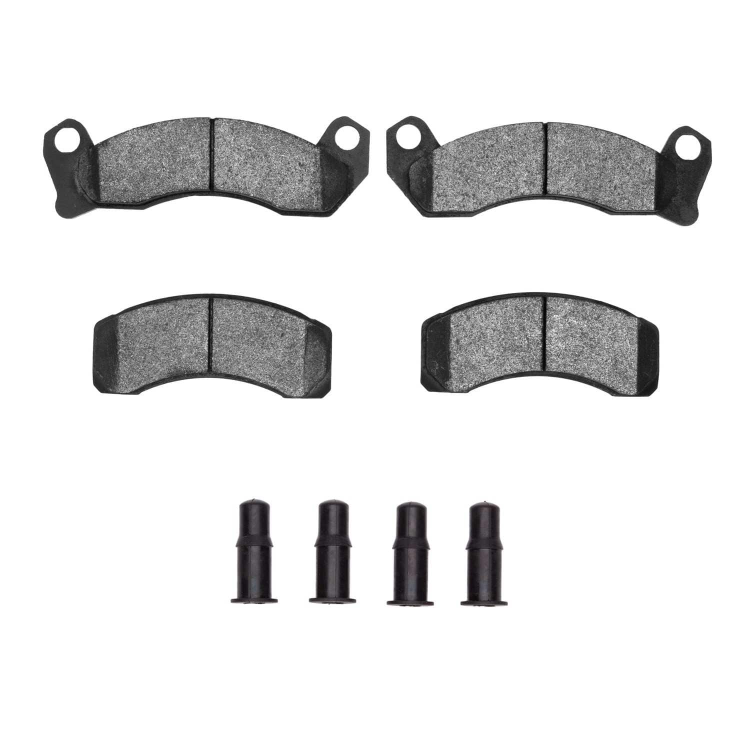 R1 Concepts 87-93 Ford Mustang Front Ceramic Pads & Hardware Kit