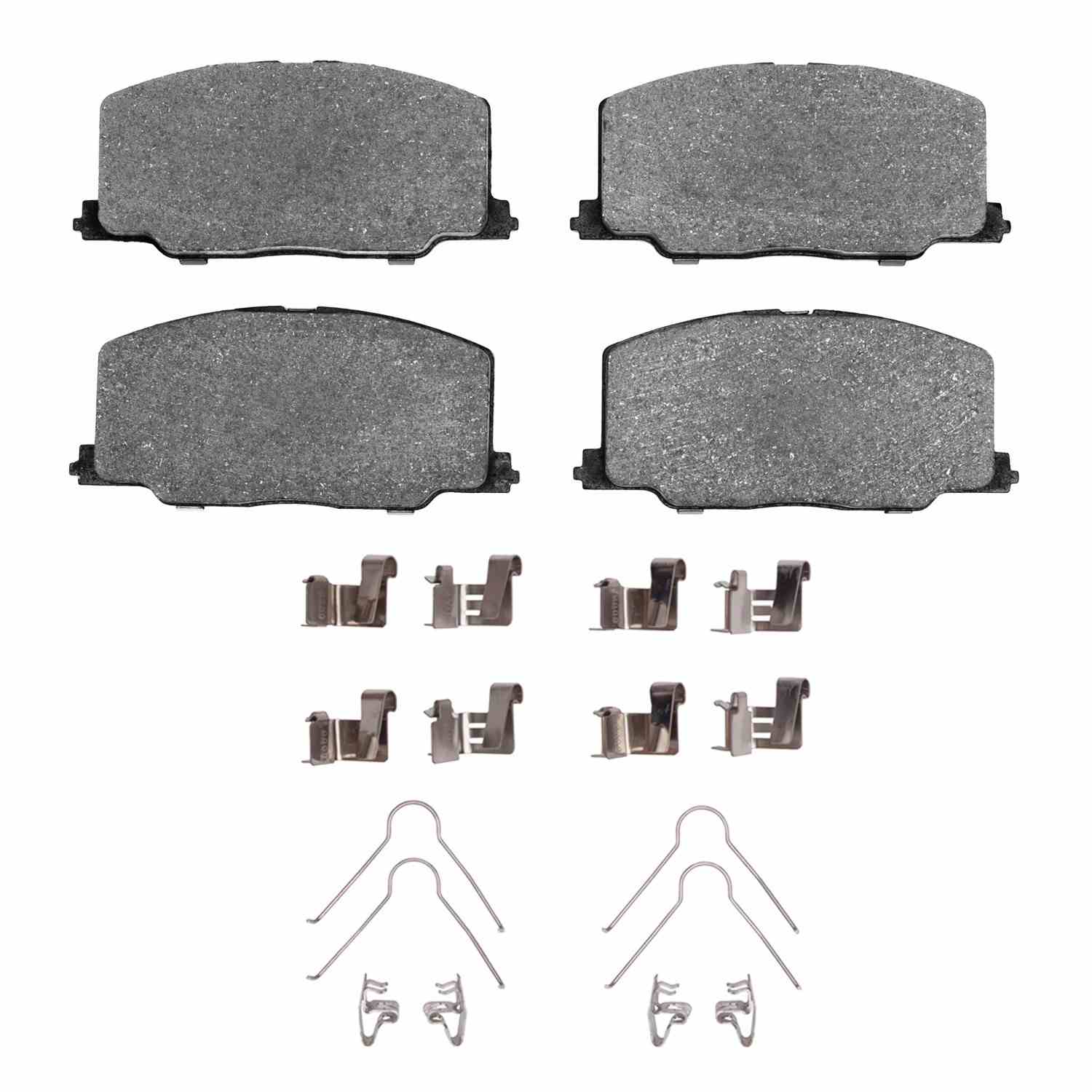 R1 Concepts 87-93 Toyota Camry Hybrid Front Semi Met Brake Pads and Hardware Kit