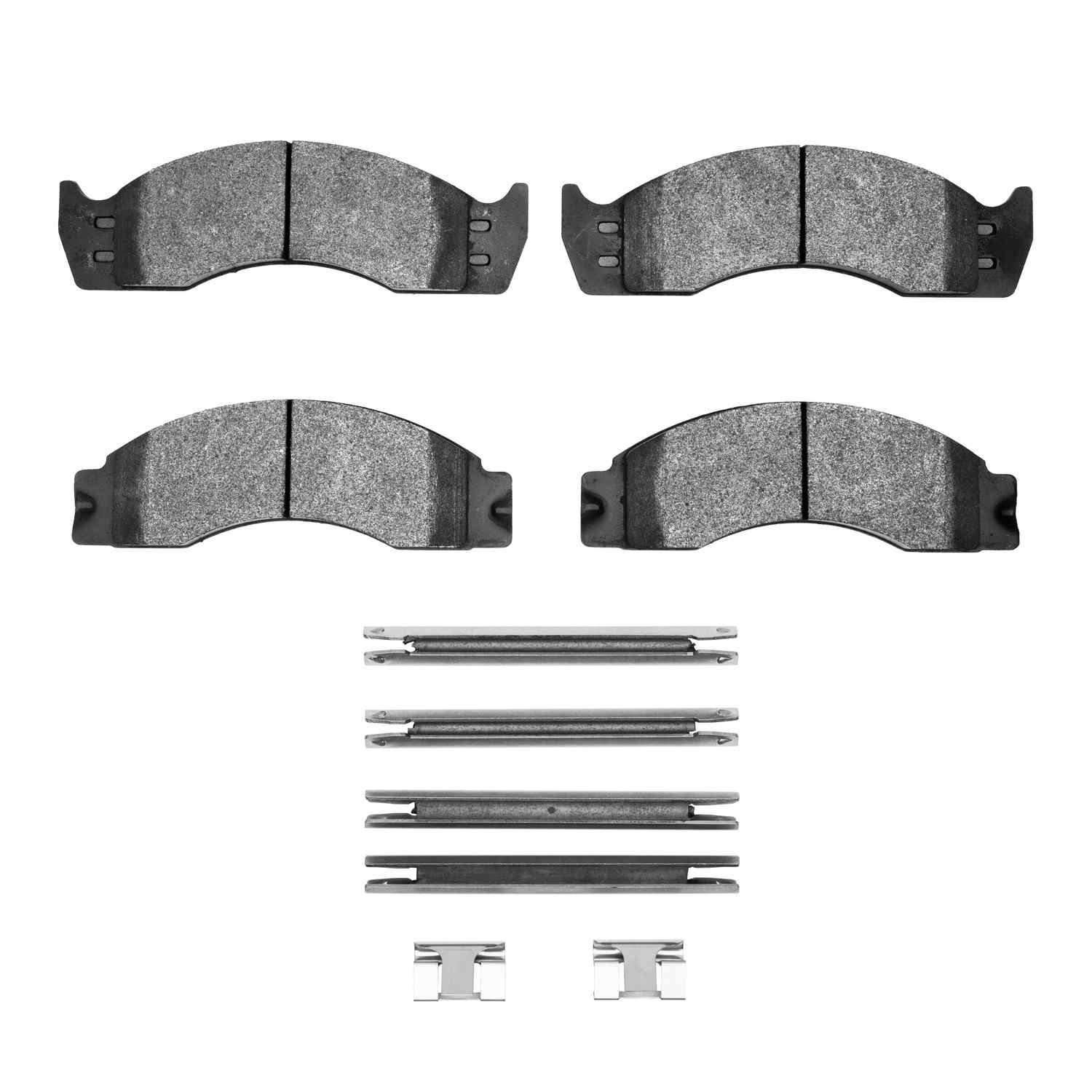 R1 Concepts 88-07 Ford E-Super Duty Front/Rear Performance Off-Road/Tow Brake Pads & Hardware Kit