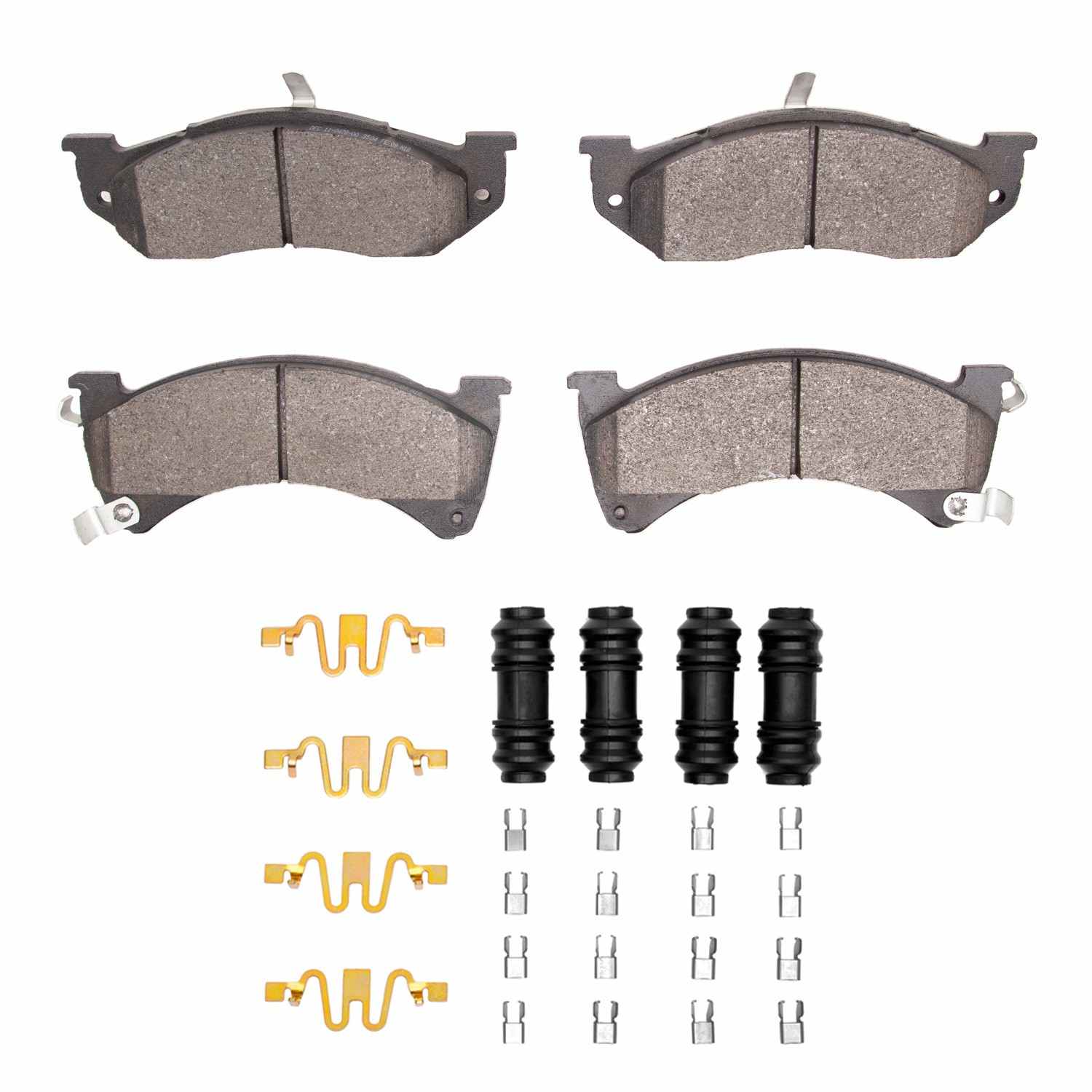 R1 Concepts 88-90 Chrysler Dynasty Front Optimum OE Pads & Hardware Kit