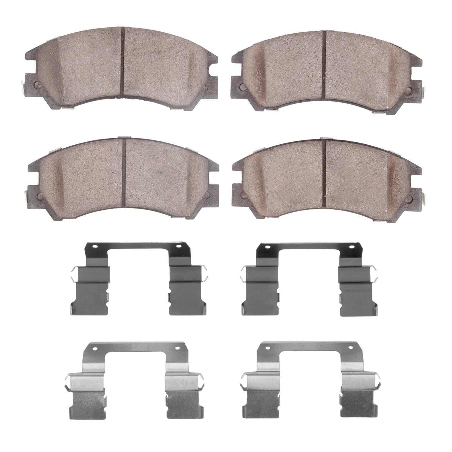 R1 Concepts 88-91 Subaru XT Front Optimum OE Pads & Hardware Kit