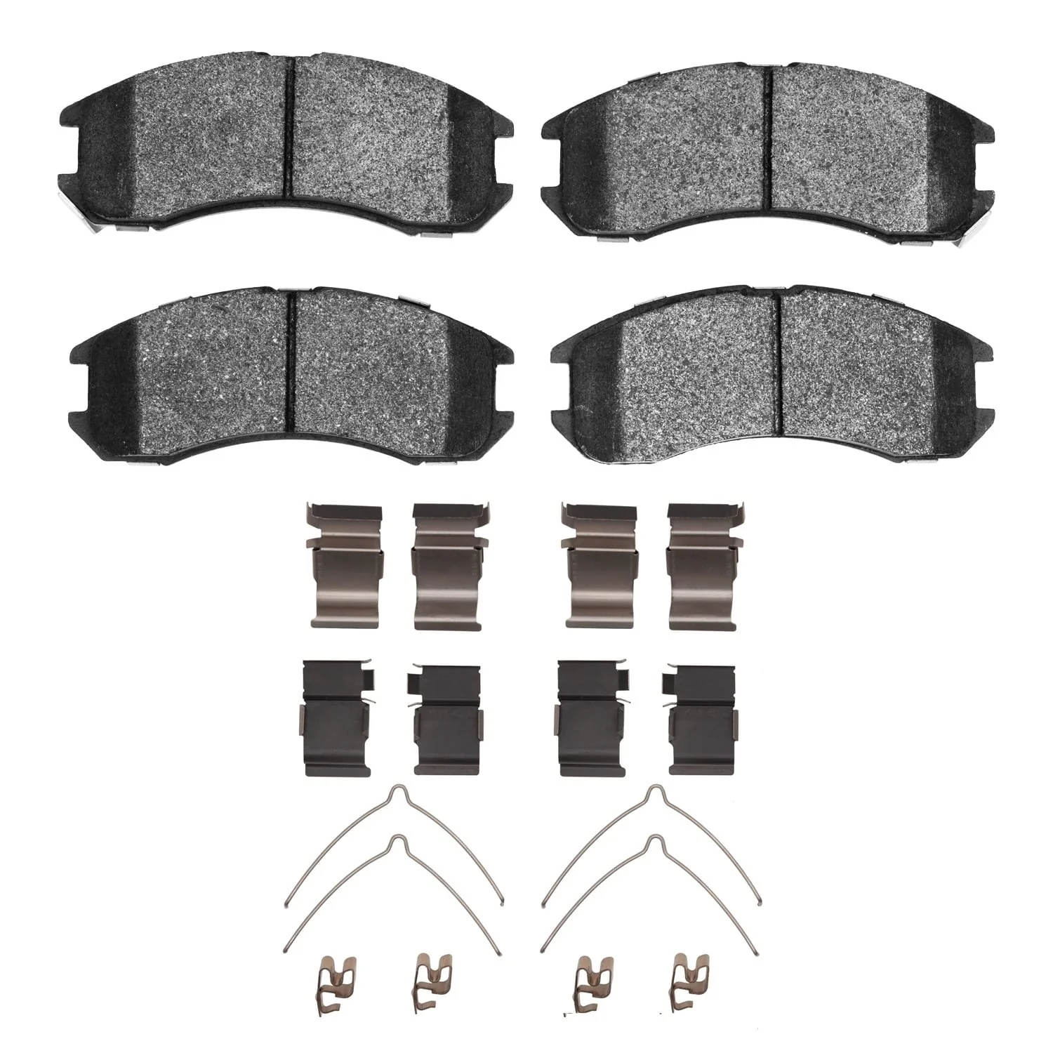 R1 Concepts 88-92 Mazda Mx-6 Front Semi Met Brake Pads and Hardware Kit