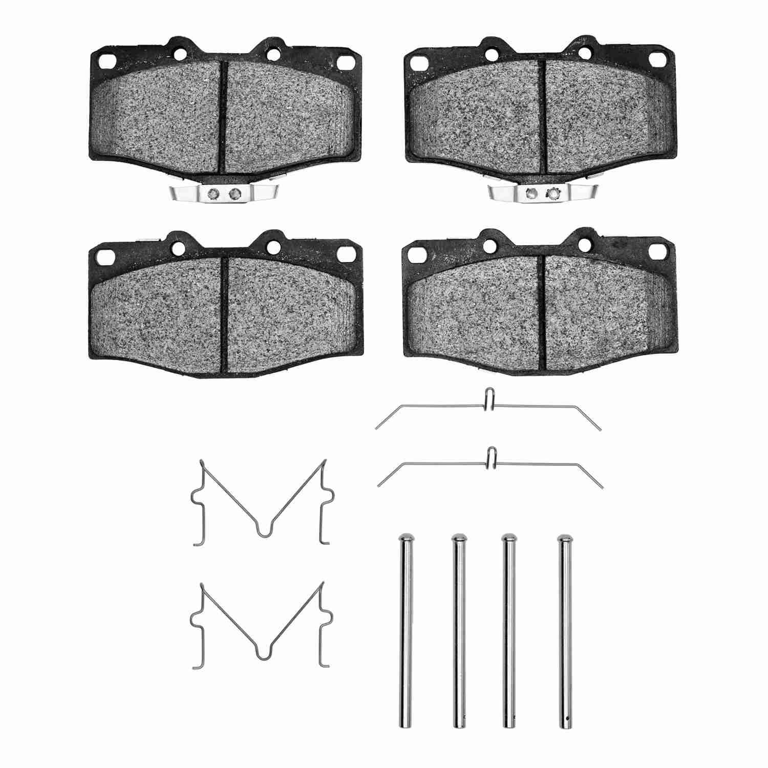 R1 Concepts 88-95 Toyota 4Runner Front Ceramic Brake Pads & Hardware Kit