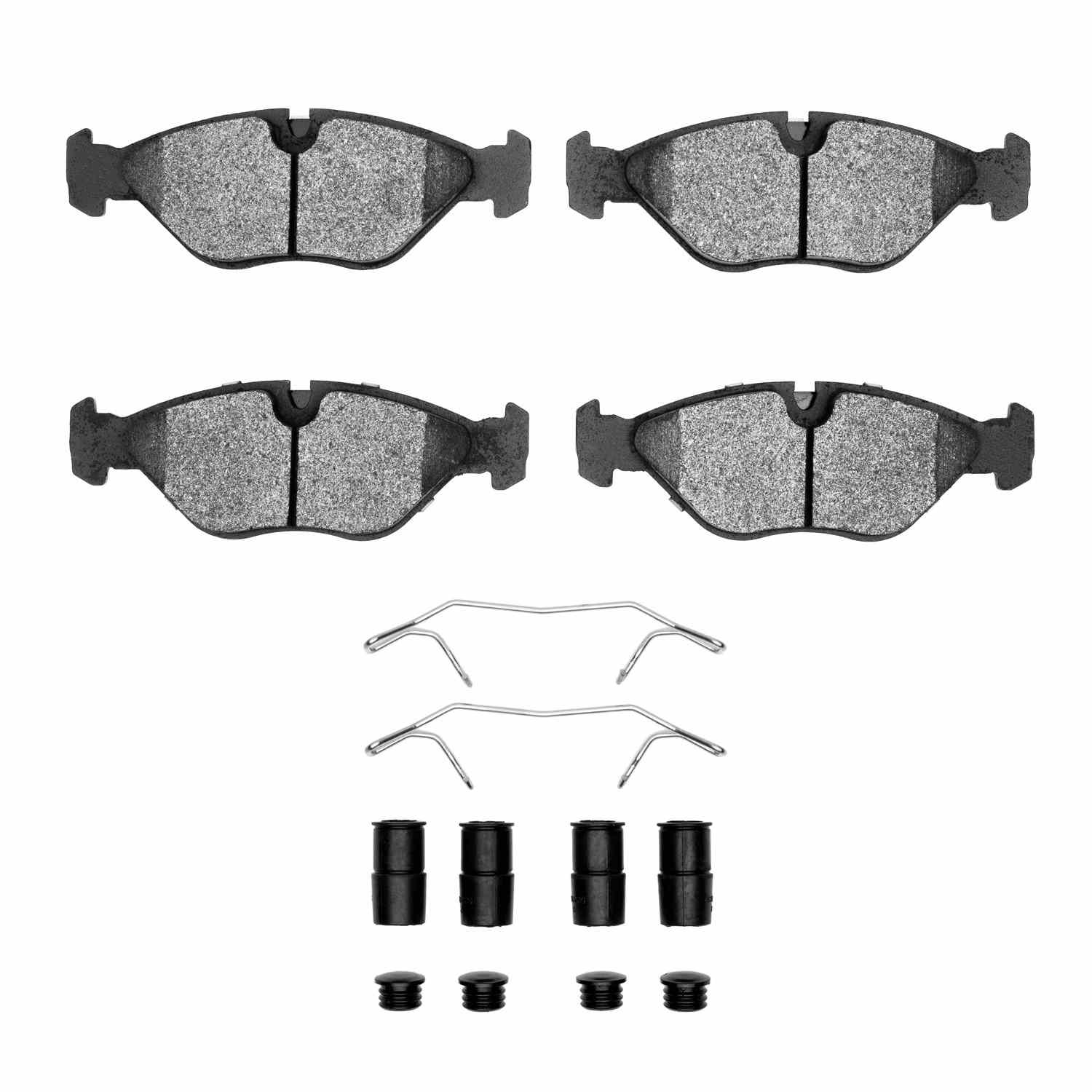 R1 Concepts 88-98 Saab 9000 Front Ceramic Pads & Hardware Kit