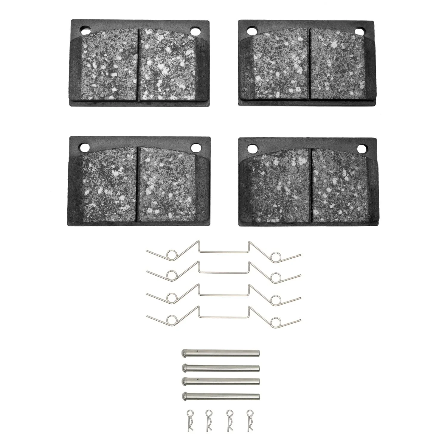 R1 Concepts 89-03 Rolls-Royce Corniche Ii Rear Semi Met Brake Pads and Hardware Kit