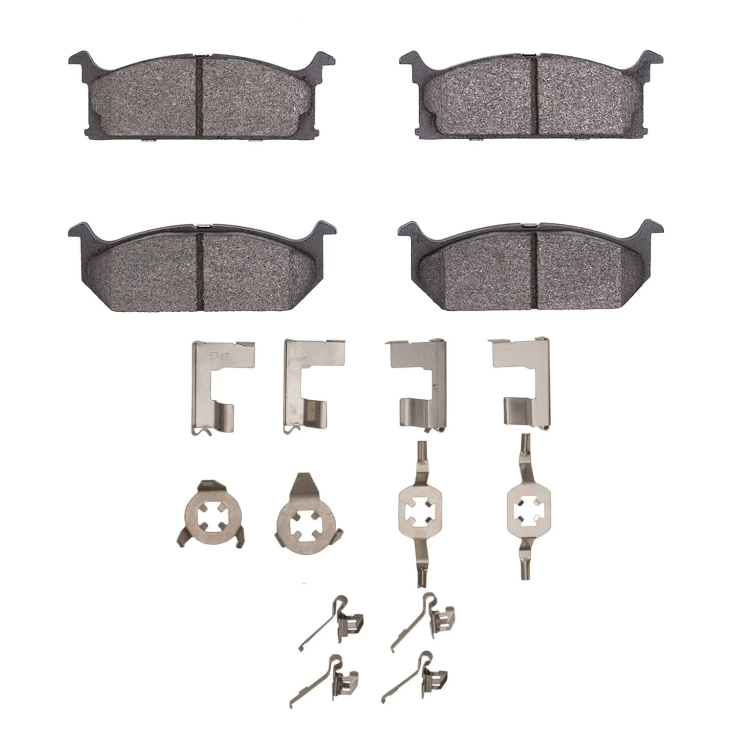 R1 Concepts 89-94 Geo Metro Front R1 Concepts Optimum OE Pads & Hardware Kit