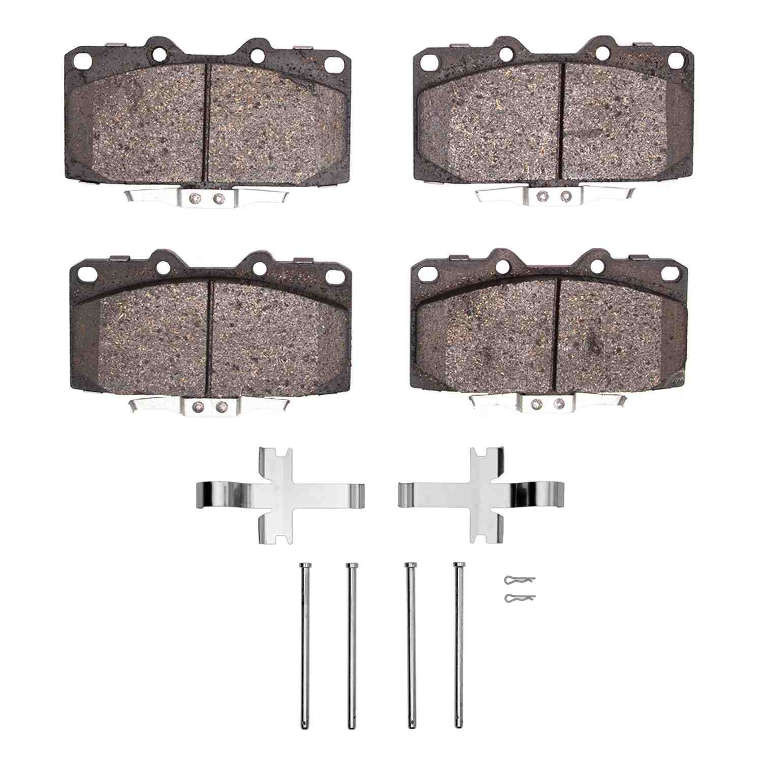 R1 Concepts 89-96 Nissan 300ZX Front Ceramic Brake Pads & Hardware Kit