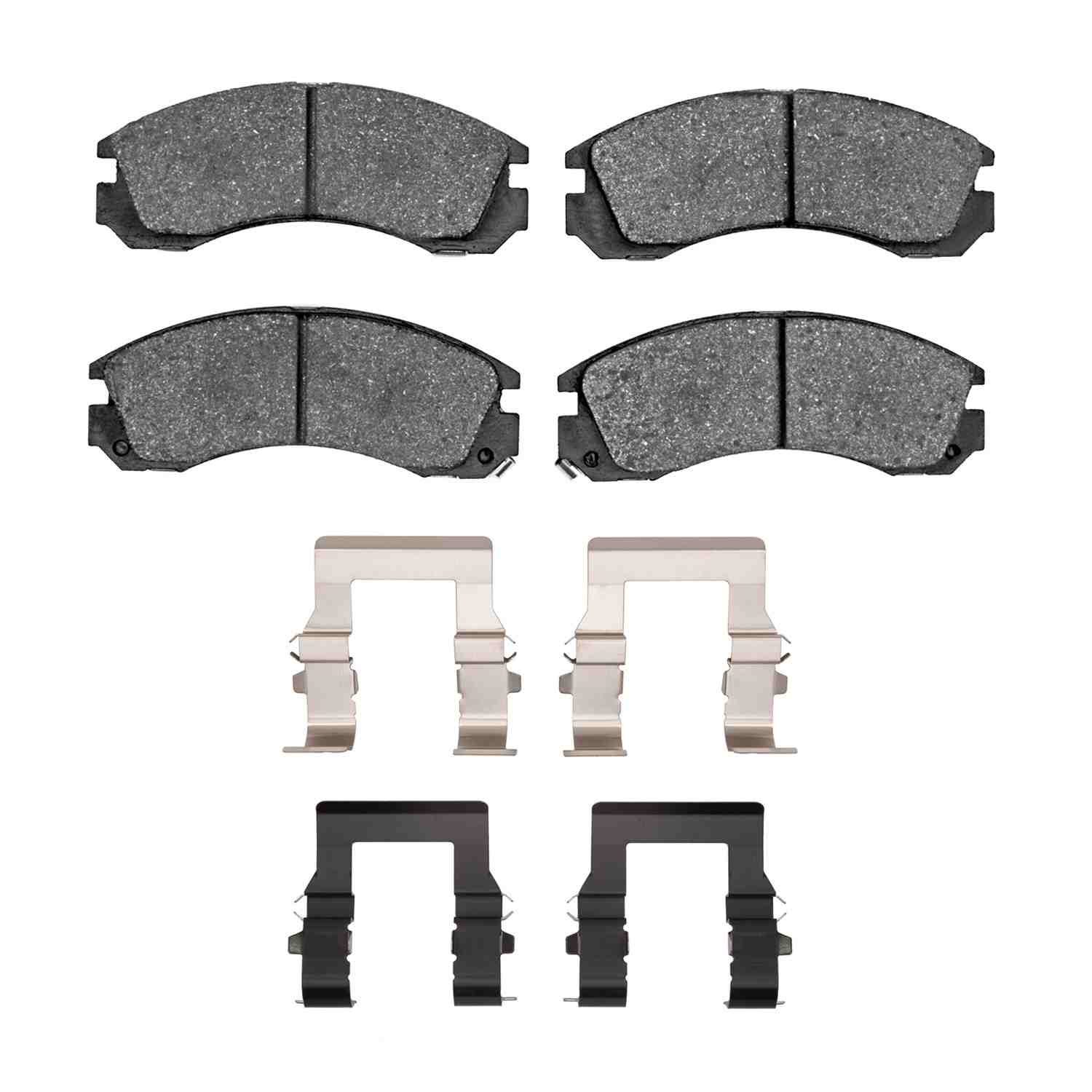 R1 Concepts 90-22 Plymouth Laser Front Semi Met Brake Pads and Hardware Kit