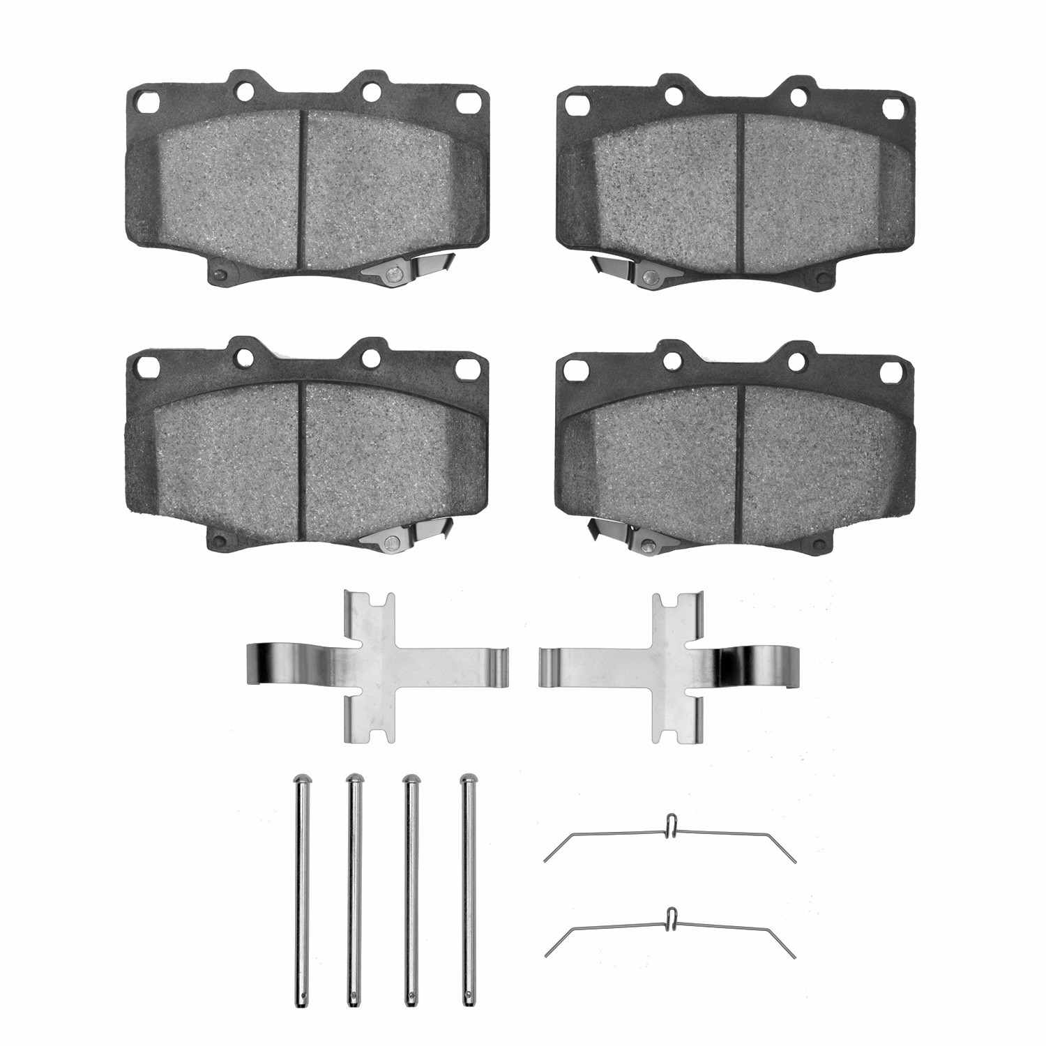 R1 Concepts 90-92 Toyota Land Cruiser Front Semi Met Pads & Hardware Kit