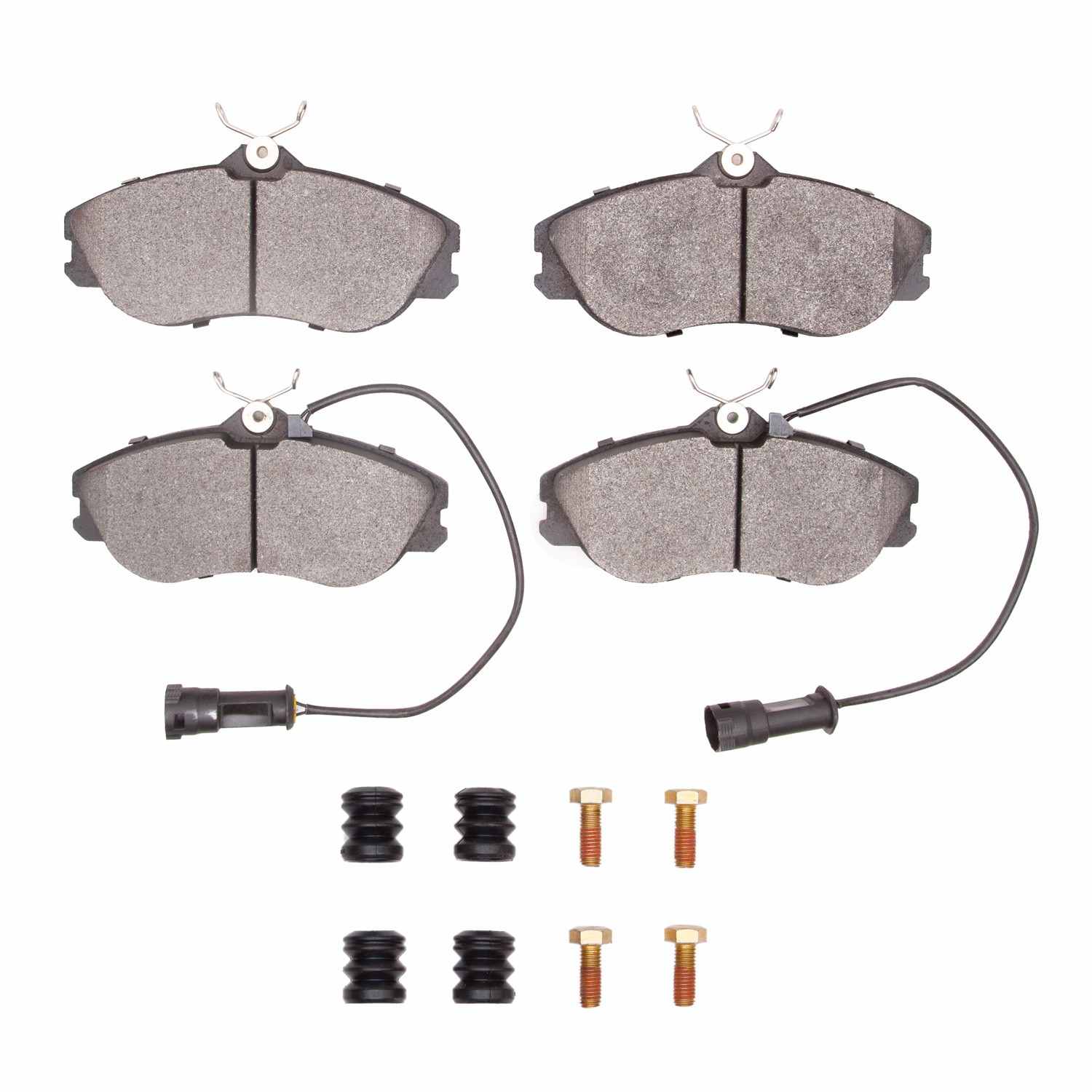 R1 Concepts 90-98 Audi Cabriolet Front Ceramic Brake Pads and Hardware Kit
