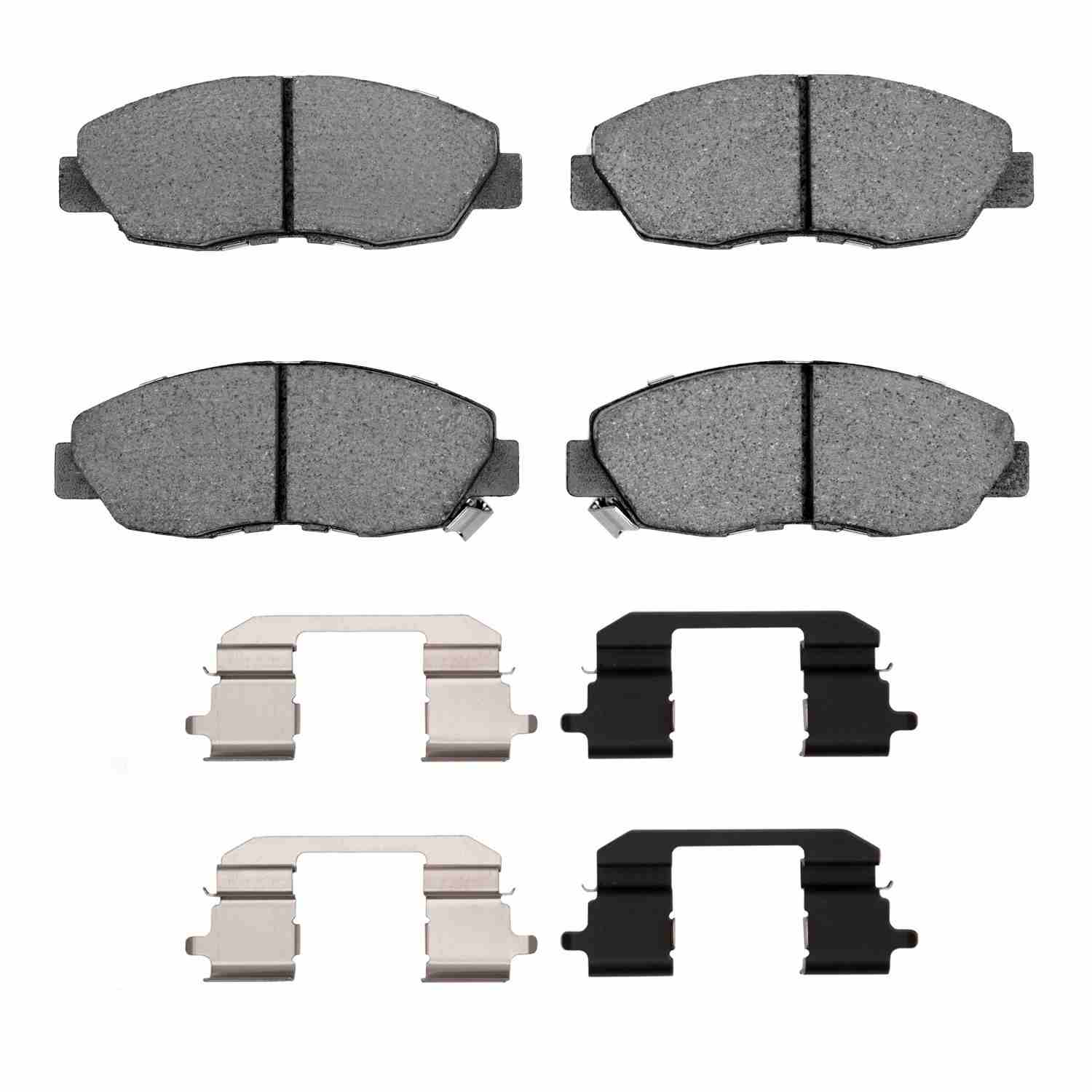 R1 Concepts 90-99 Honda Accord Coupe Front Semi Met Brake Pads and Hardware Kit