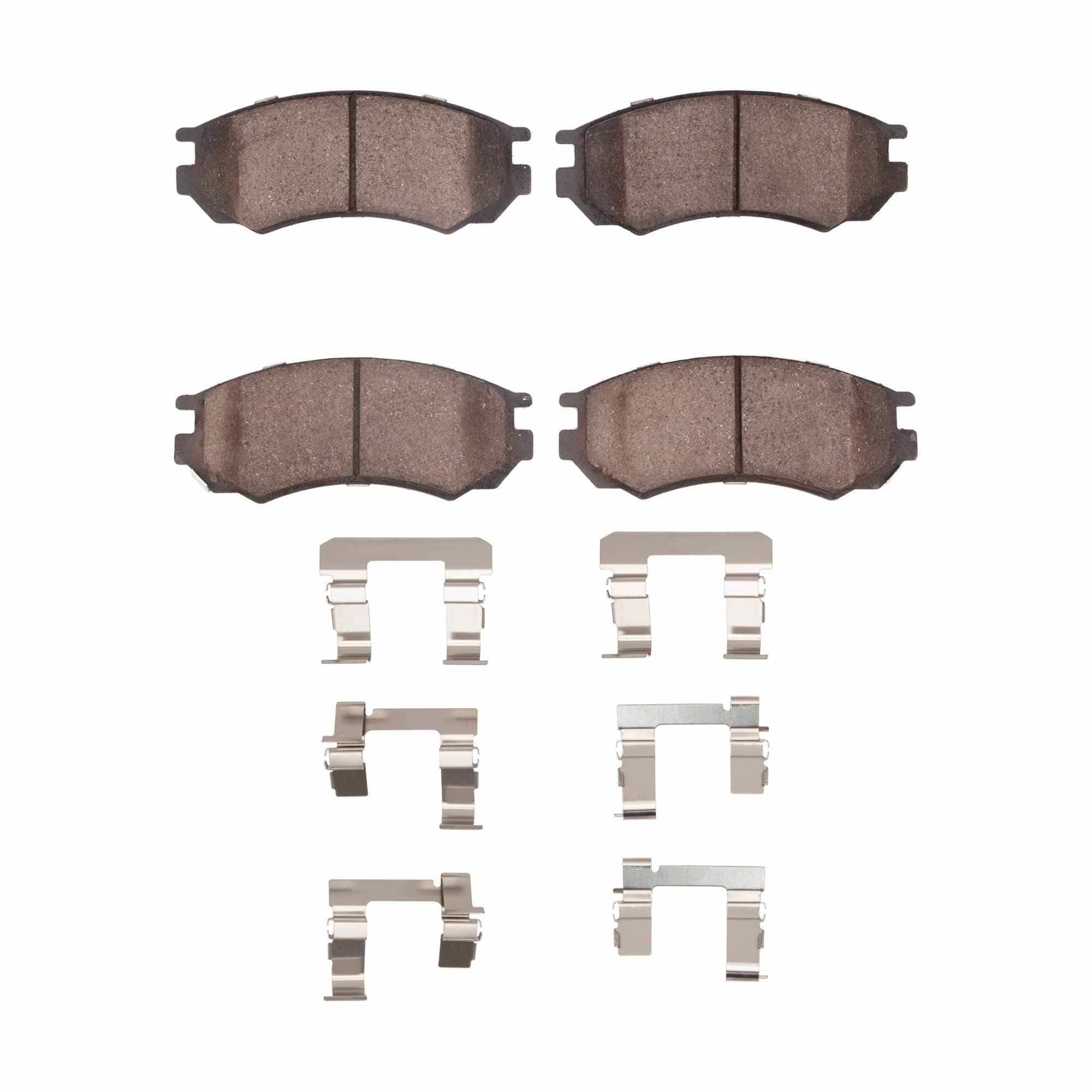 R1 Concepts 91-00 Nissan Sentra Front Ceramic Brake Pads and Hardware Kit