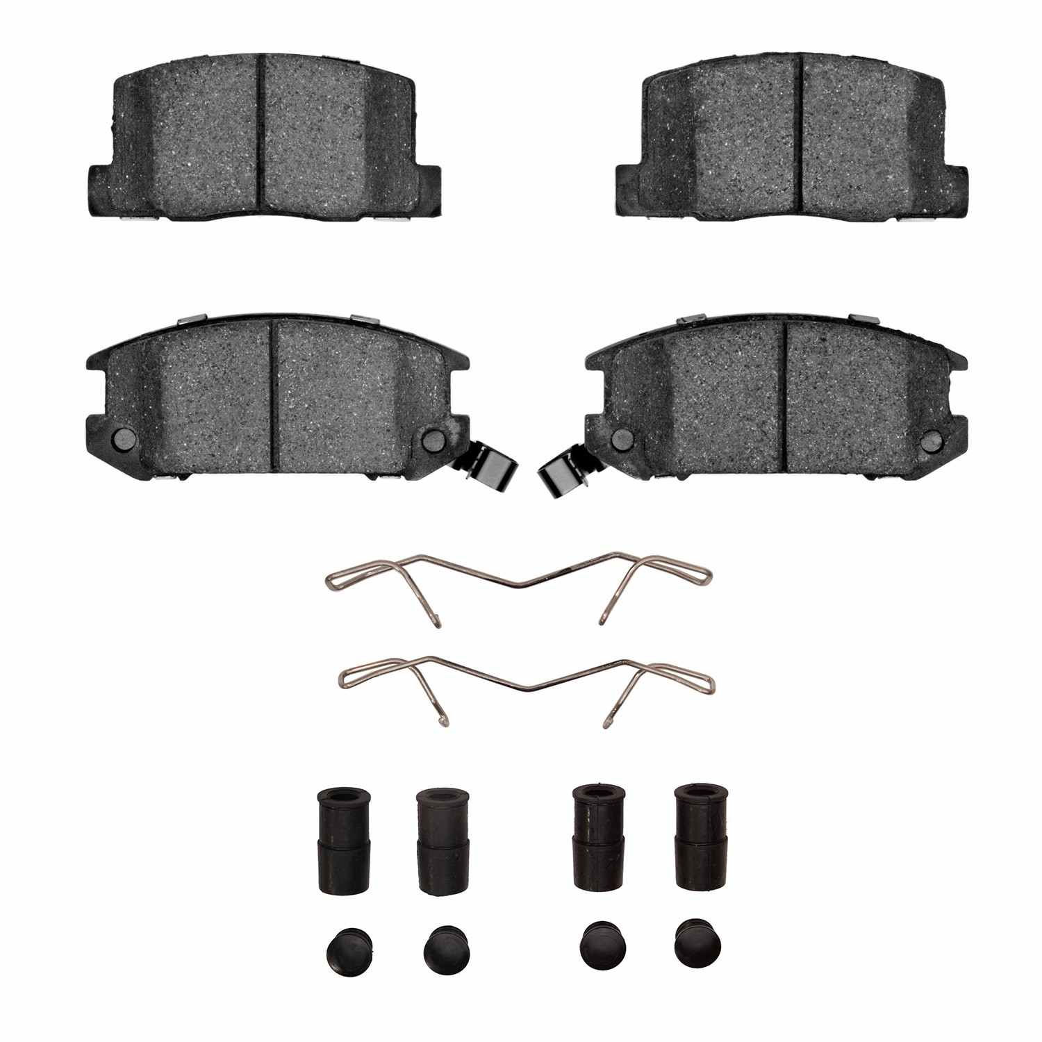 R1 Concepts 91-05 Toyota Mr2 Rear Semi Met Brake Pads and Hardware Kit