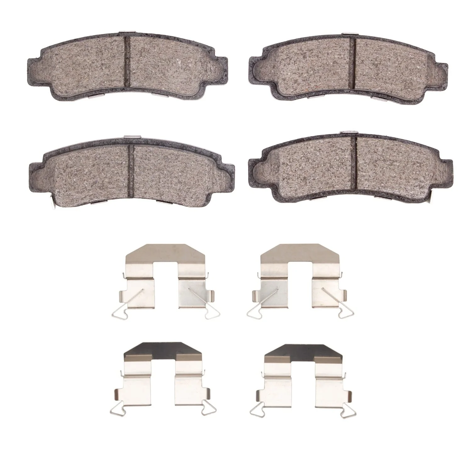 R1 Concepts 91-06 Nissan Tsuru (Mexico) Rear Semi Met Brake Pads and Hardware Kit