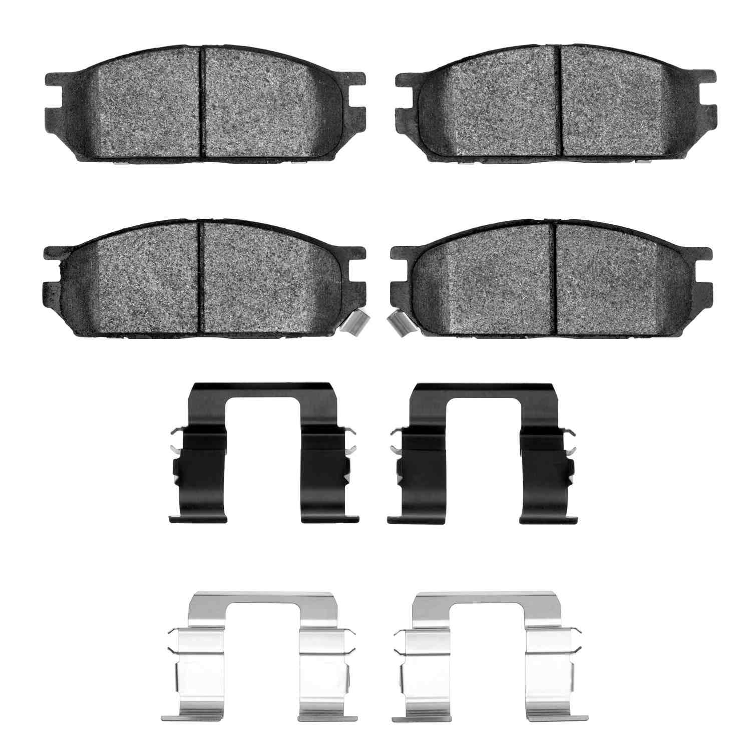 R1 Concepts 91-92 Plymouth Colt Front Ceramic Brake Pads and Hardware Kit