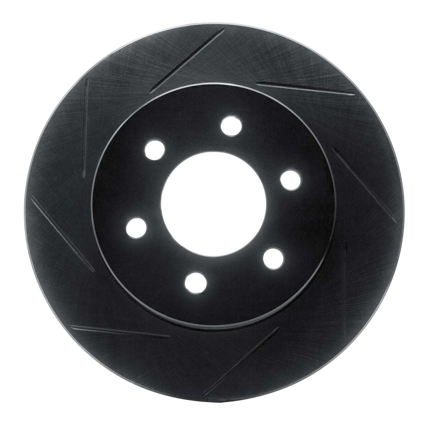 R1 Concepts 91-96 Dodge Dakota 4WD Front Left Slotted Black Brake Rotor