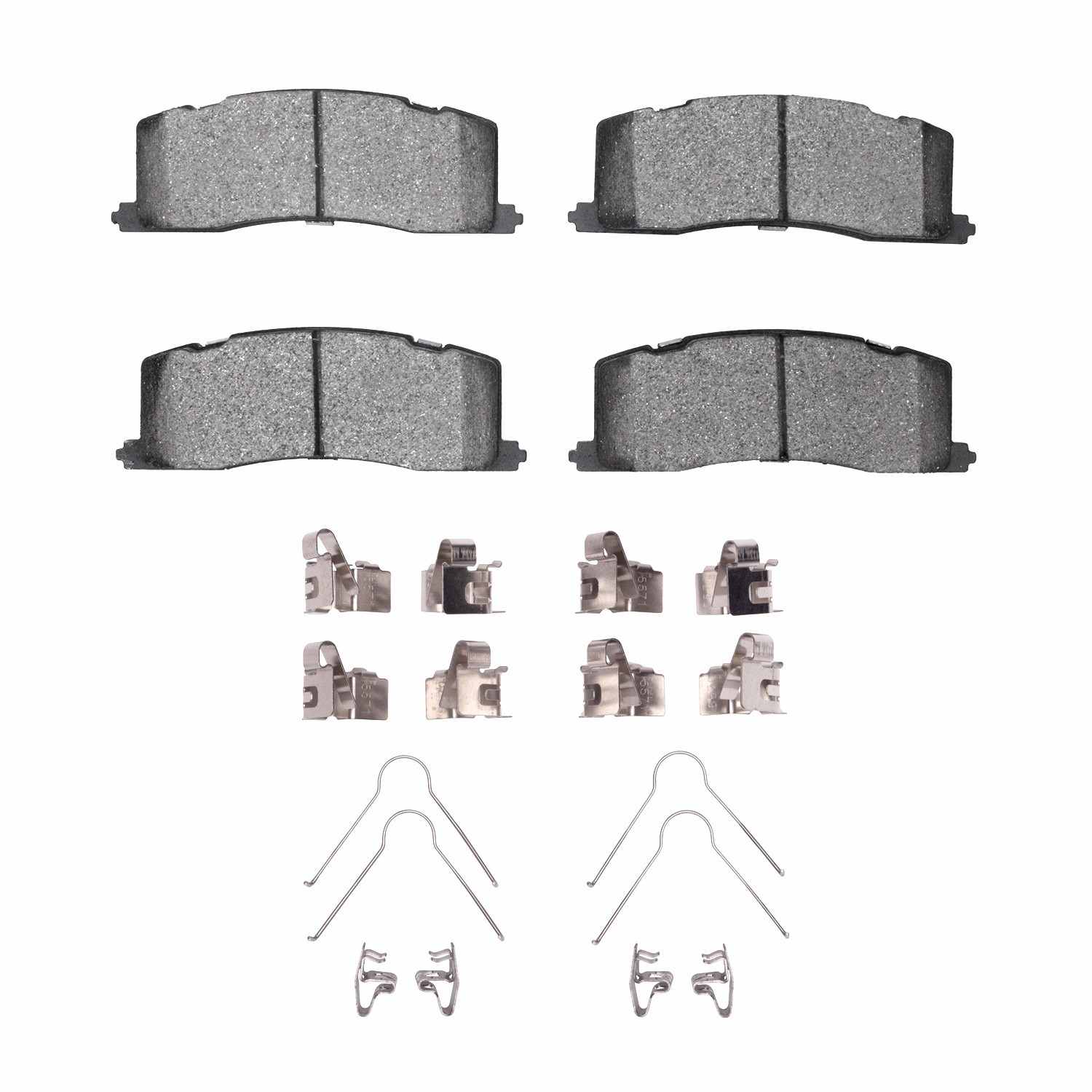 R1 Concepts 91-97 Toyota Previa Rear Semi Met Brake Pads and Hardware Kit