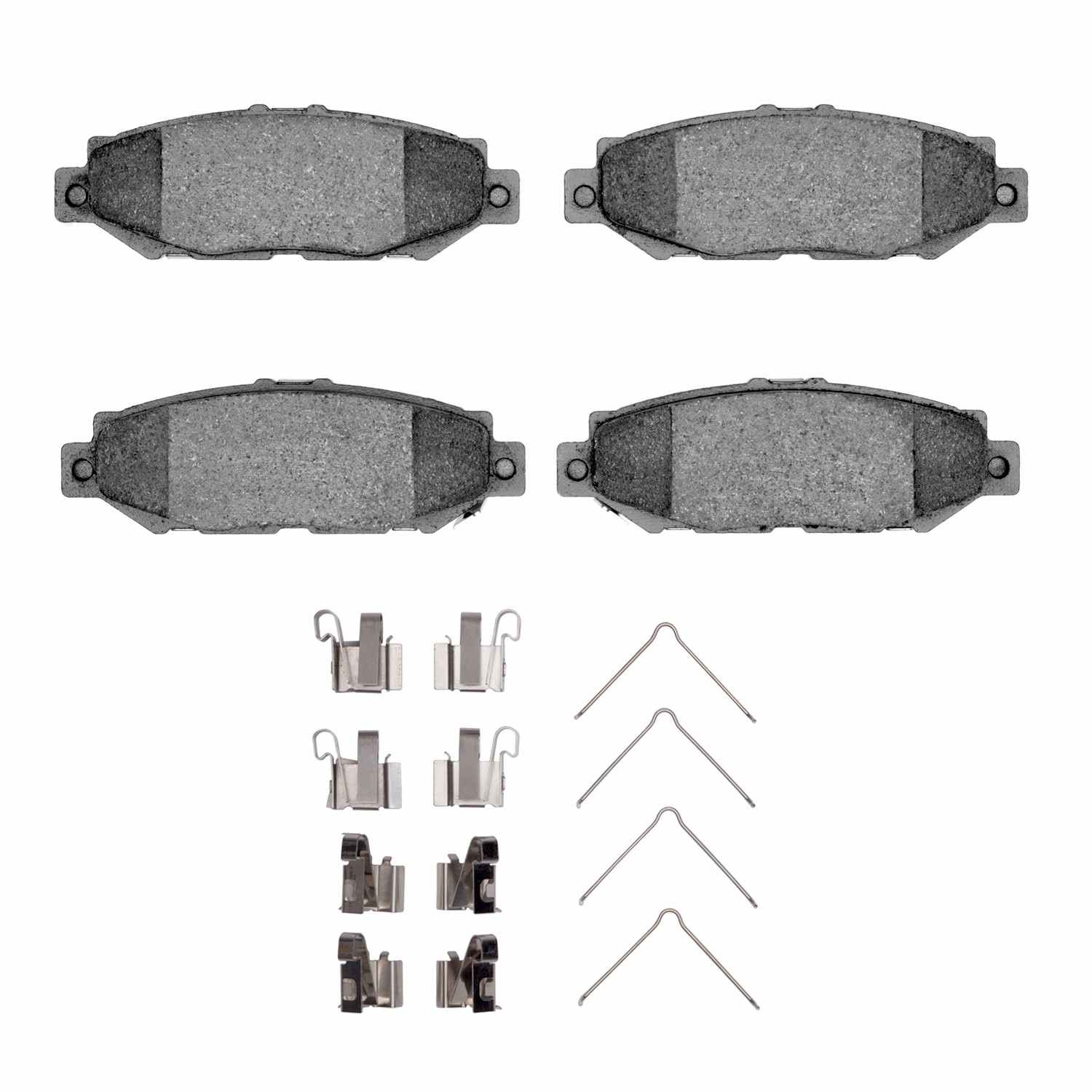 R1 Concepts 92-00 Toyota Supra Rear Semi Met Brake Pads and Hardware Kit