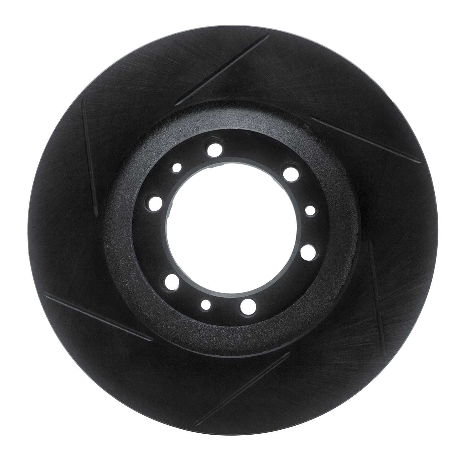R1 Concepts 92-02 Isuzu Amigo Front Left Slotted Black Brake Rotor