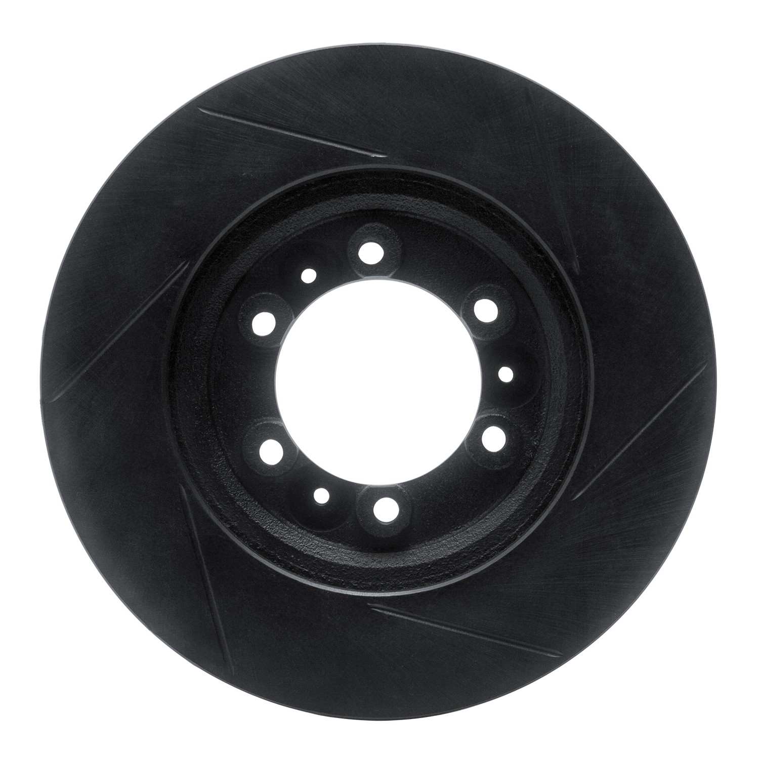 R1 Concepts 92-02 Isuzu Amigo Front Left Slotted Black Brake Rotor - Image 2