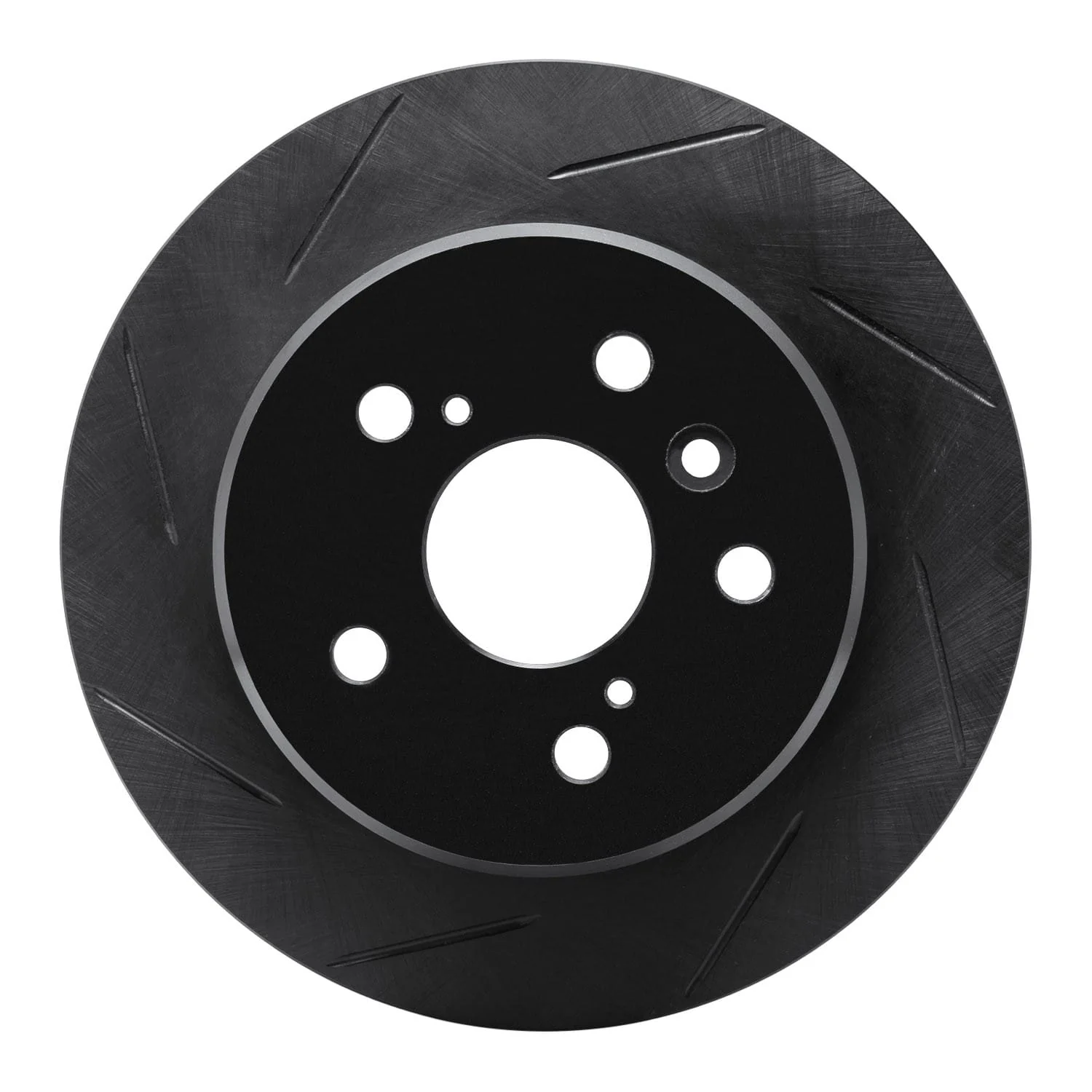 R1 Concepts 92-03 Toyota Camry (Excl Hybrid) Rear Left Slotted Black Brake Rotor