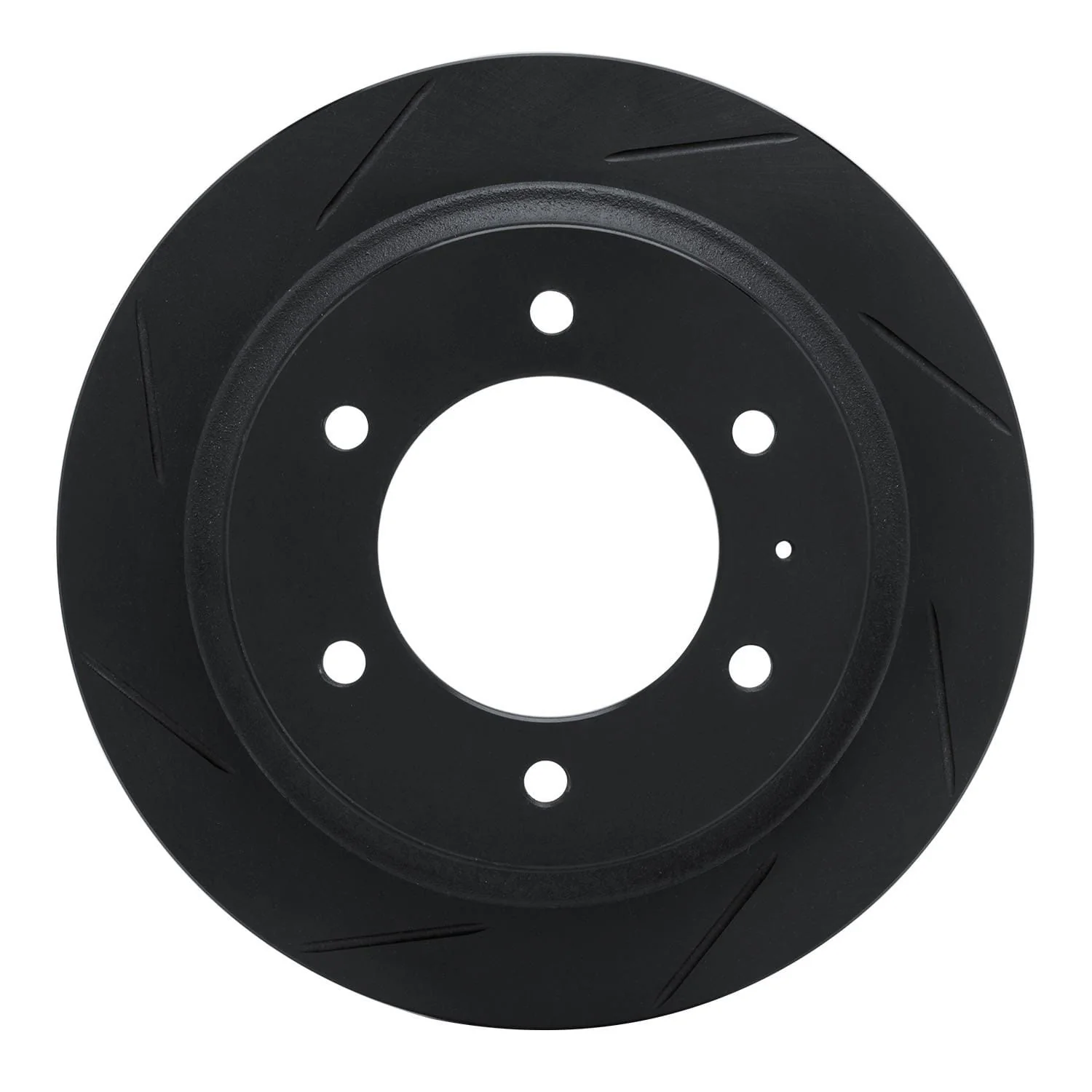 R1 Concepts 92-04 Isuzu Amigo Rear Left Slotted Black Brake Rotor